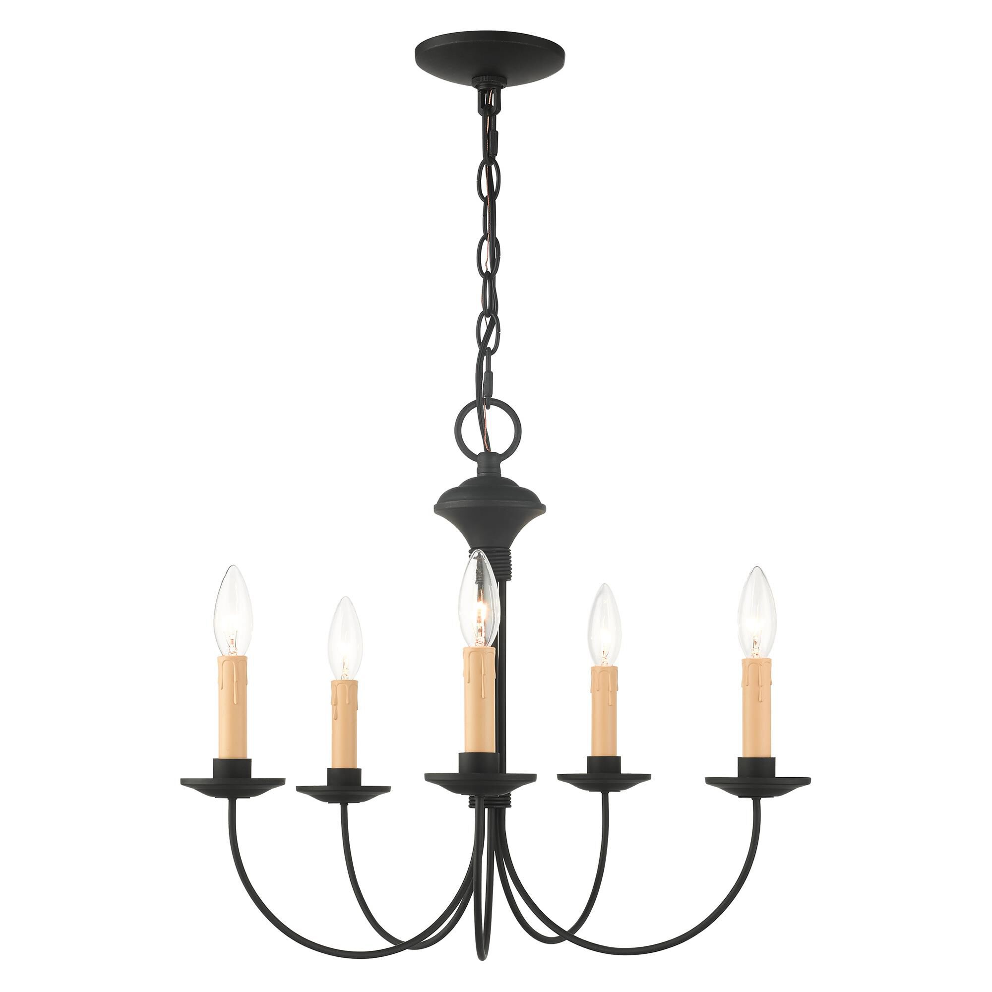 Heritage 20 Inch 5 Light Mini Chandelier by Livex Lighting