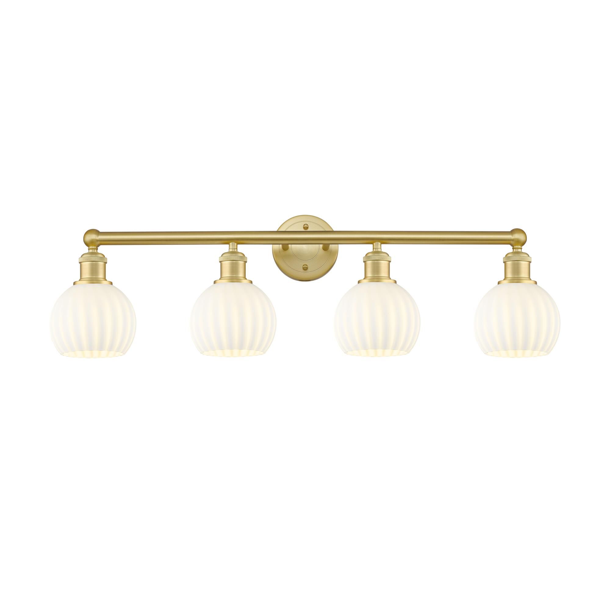 Bruno Marashlian White Venetian 33 Inch Bath Vanity Light by Innovations Lighting