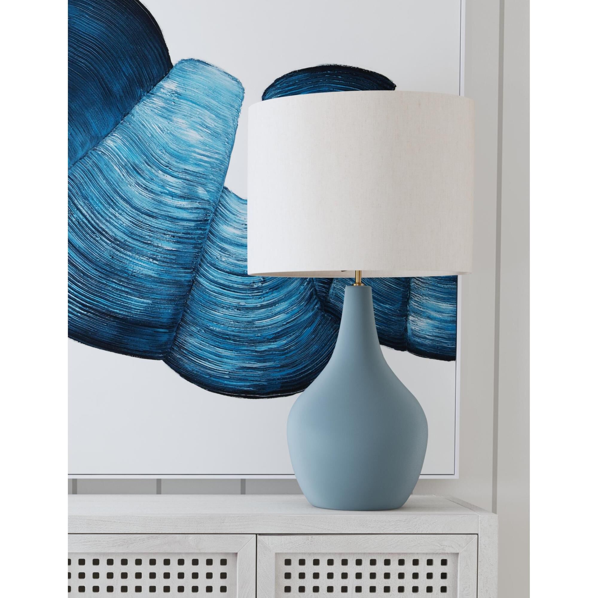 Rawlins 33 Inch Table Lamp By Bassett Mirror Company