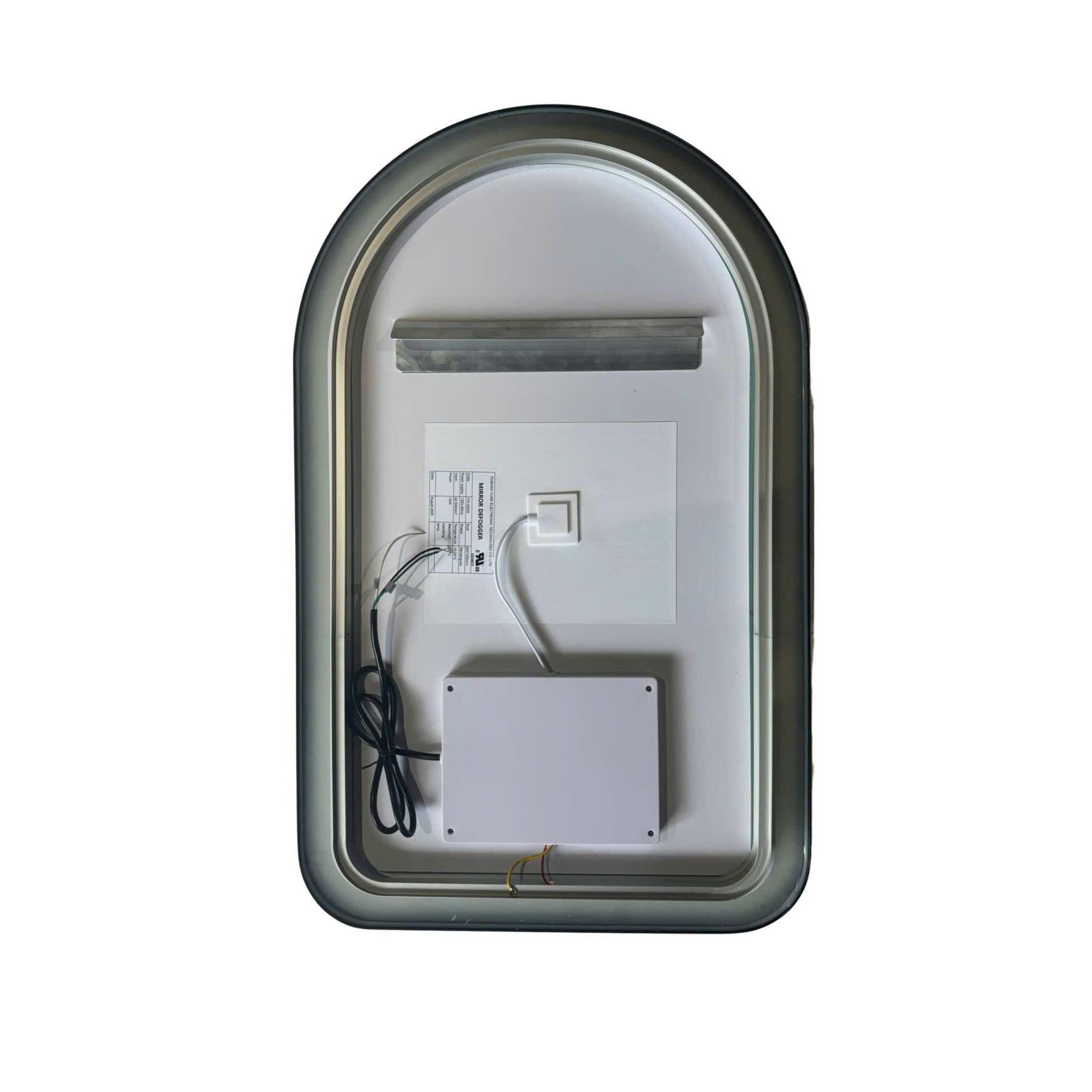 Harmoni 32 Inch Arched LED Lighted Mirror by Elegant Decor