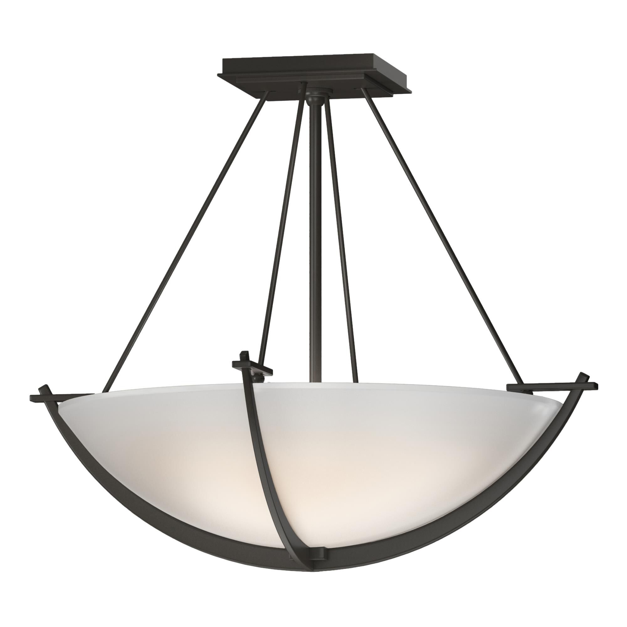 Compass 18 Inch 3 Light Semi Flush Mount by Hubbardton Forge