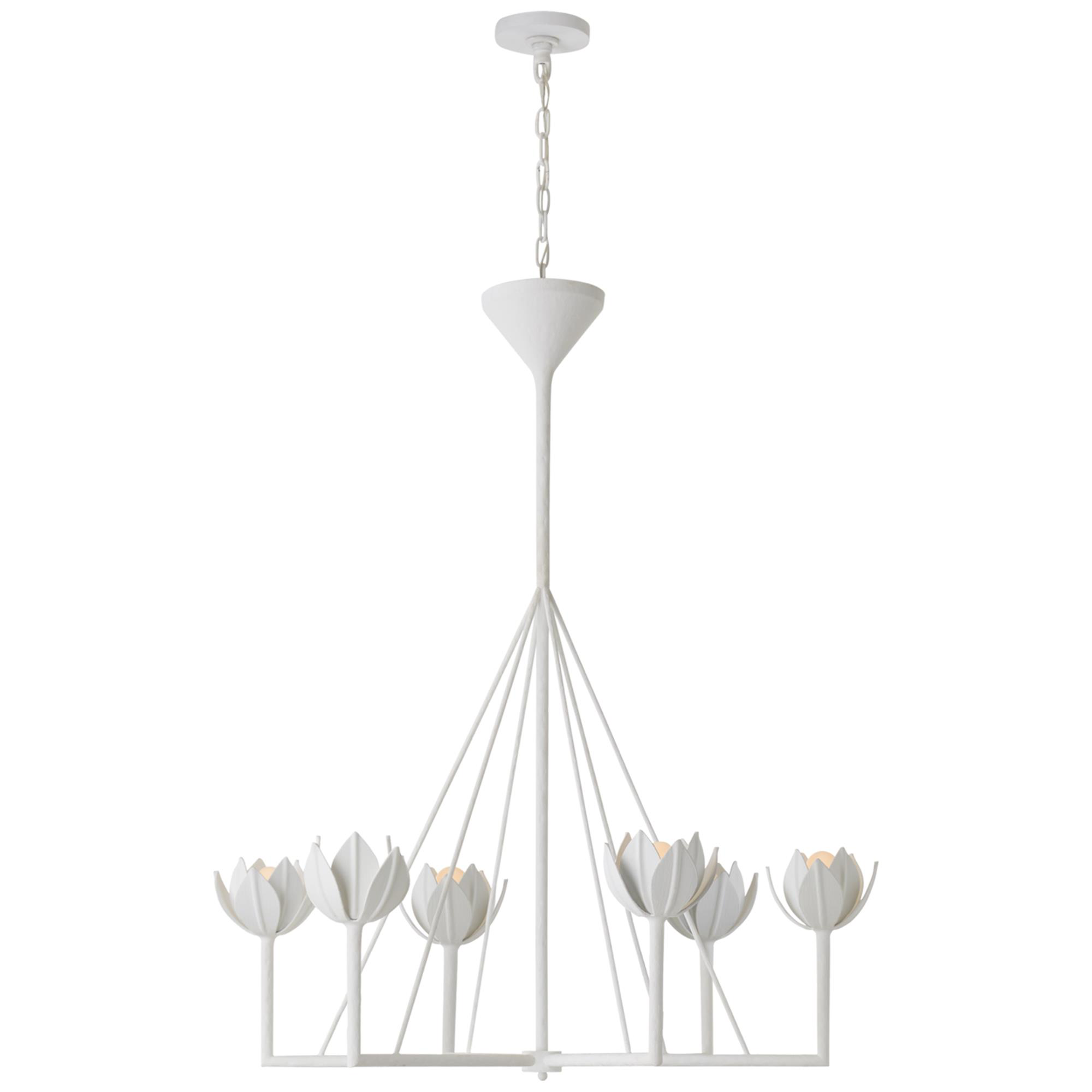 Shown in Plaster White finish and No Shade shade