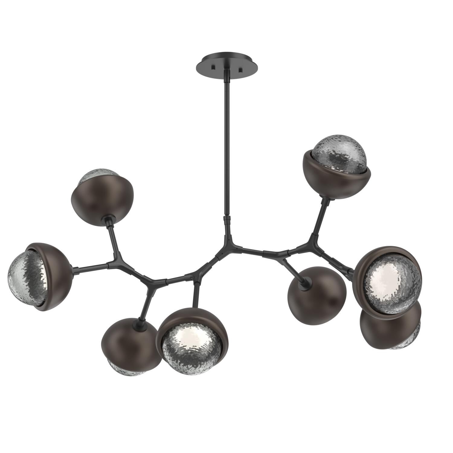 Levi Wilson Cabochon 38 Inch Linear Suspension Light by Hammerton Studio
