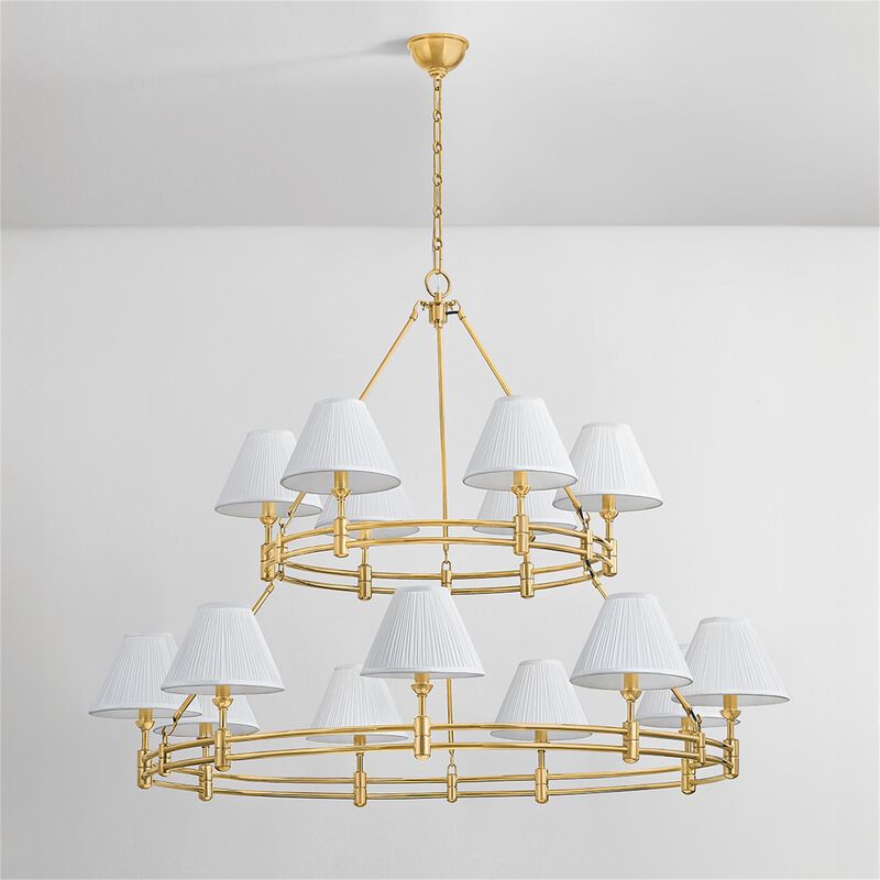 Mark D. Sikes Howard 36 Inch Chandelier by Hudson Valley Lighting