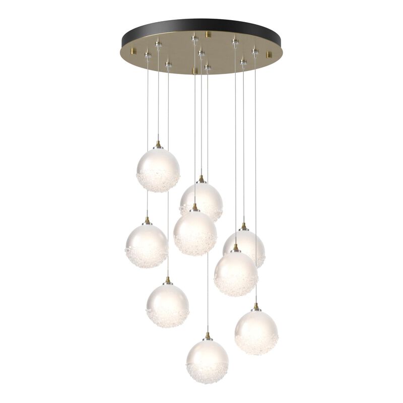 Fritz 20 Inch 9 Light Multi Light Pendant by Hubbardton Forge