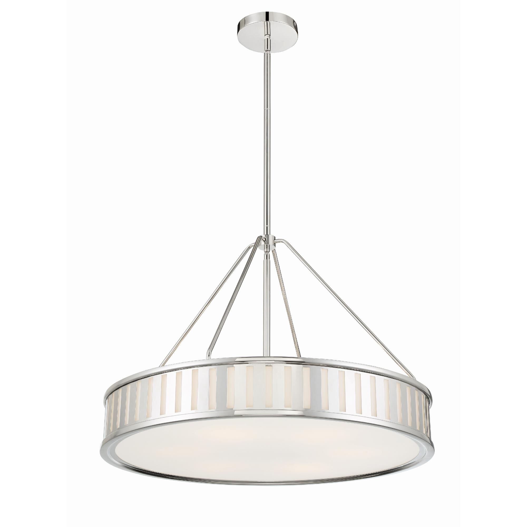 Kendal 28 Inch 6 Light Chandelier by Crystorama
