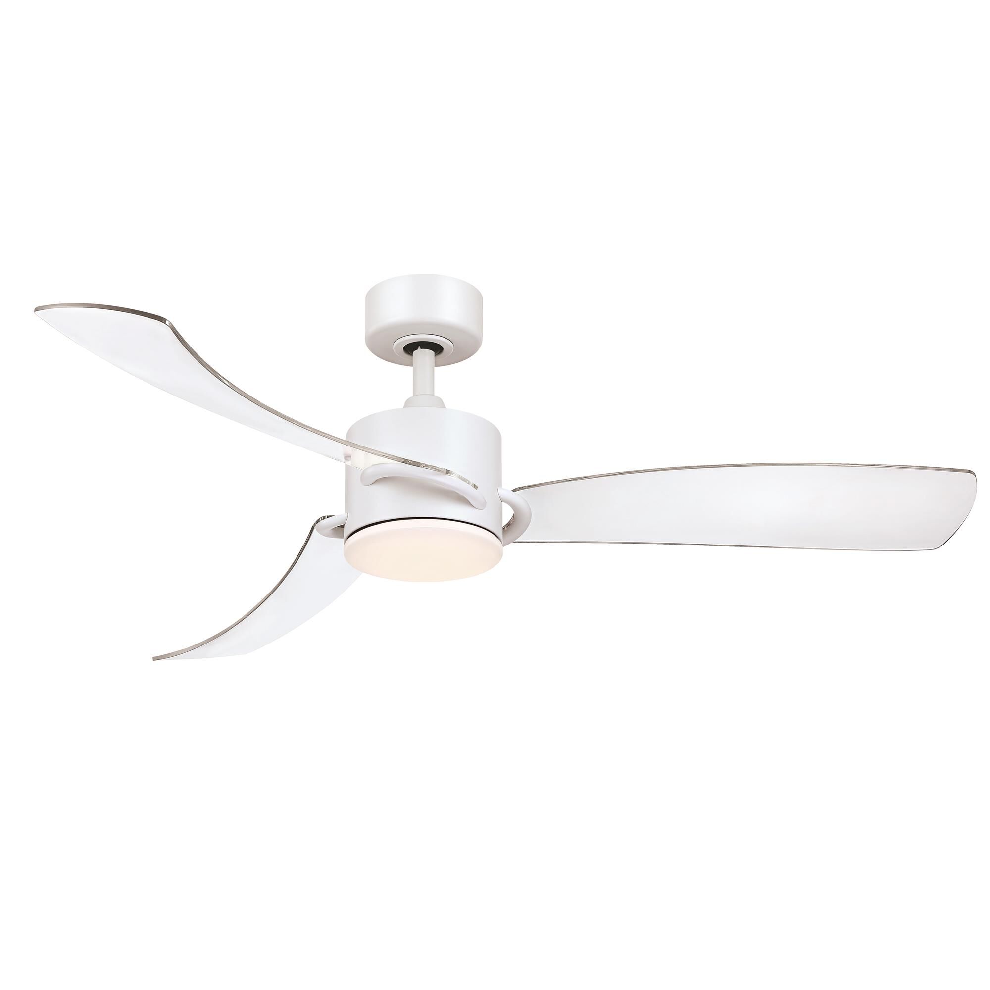 Shown in Matte White finish and Opal Frosted glass