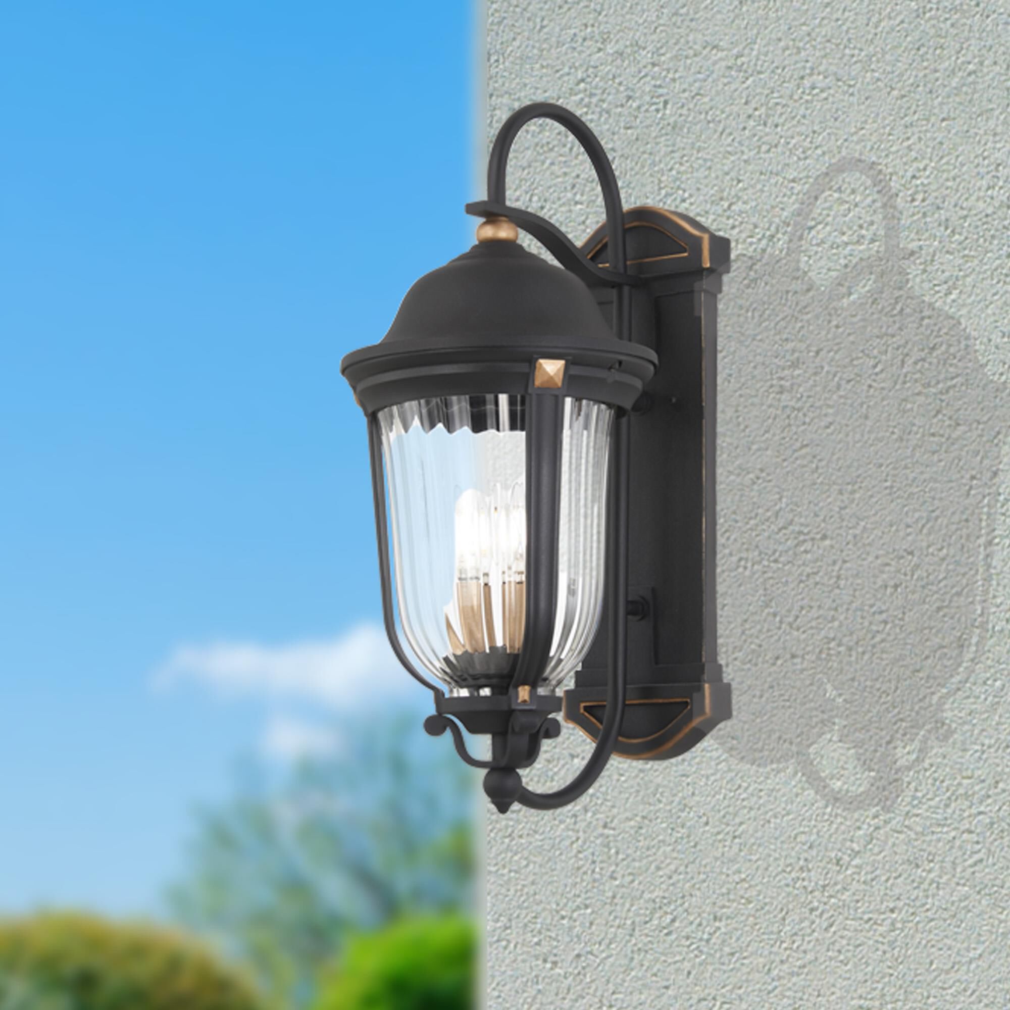 Peale Street 28 Inch Tall 4 Light Outdoor Wall Light by Minka Lavery