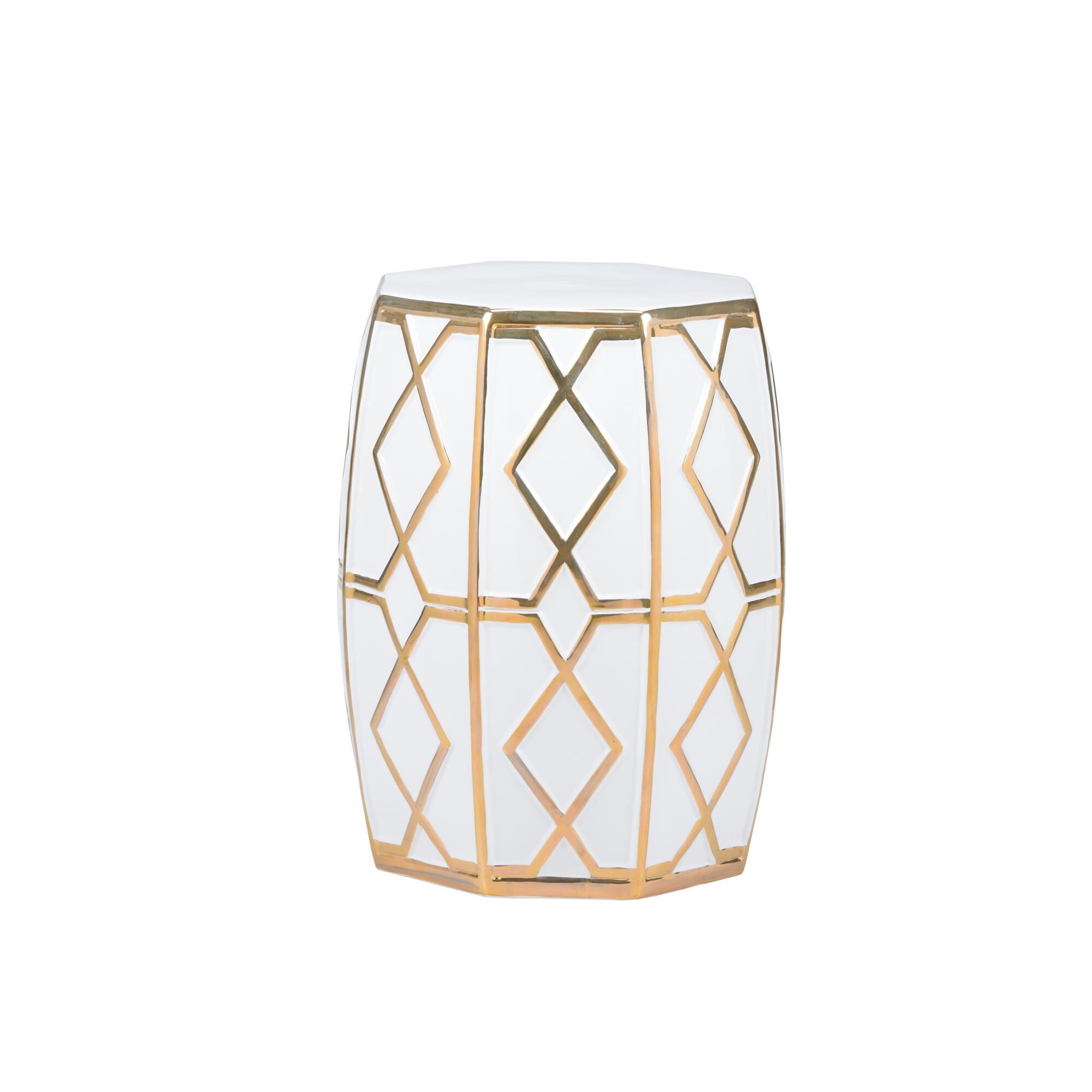 Shown in White Gloss/Metallic Gold finish