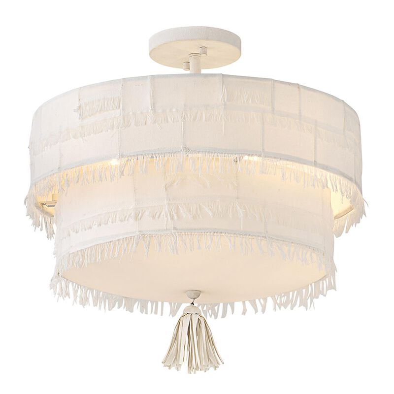 Baya 18 Inch 4 Light Semi Flush Mount by Hinkley