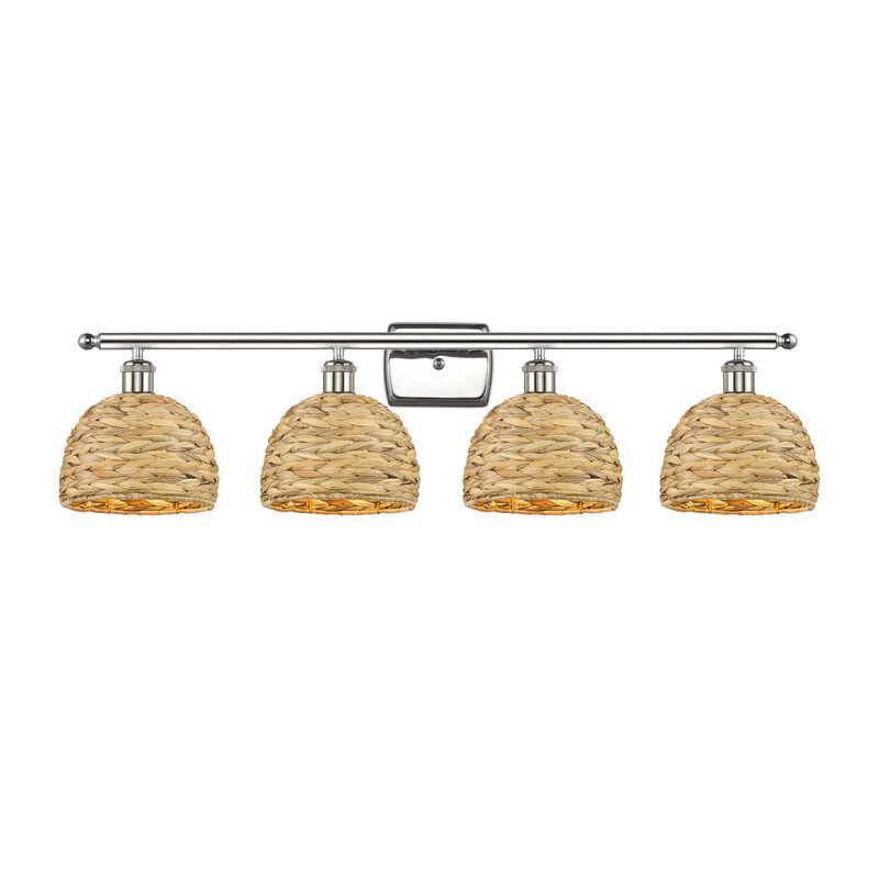 Bruno Marashlian Woven Rattan 38 Inch Bath Vanity Light by Innovations Lighting