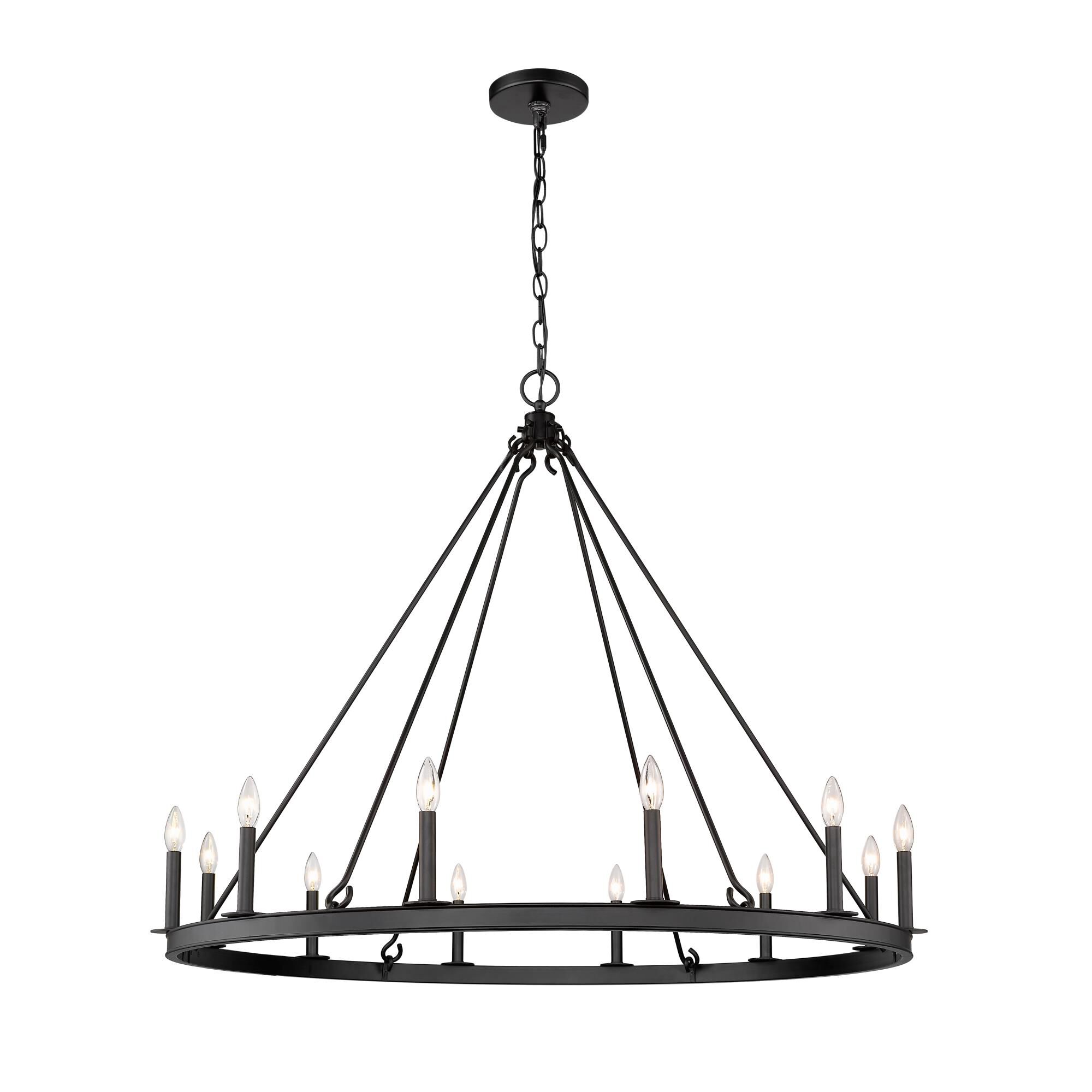 Barclay 48 Inch 12 Light Chandelier by Z-Lite