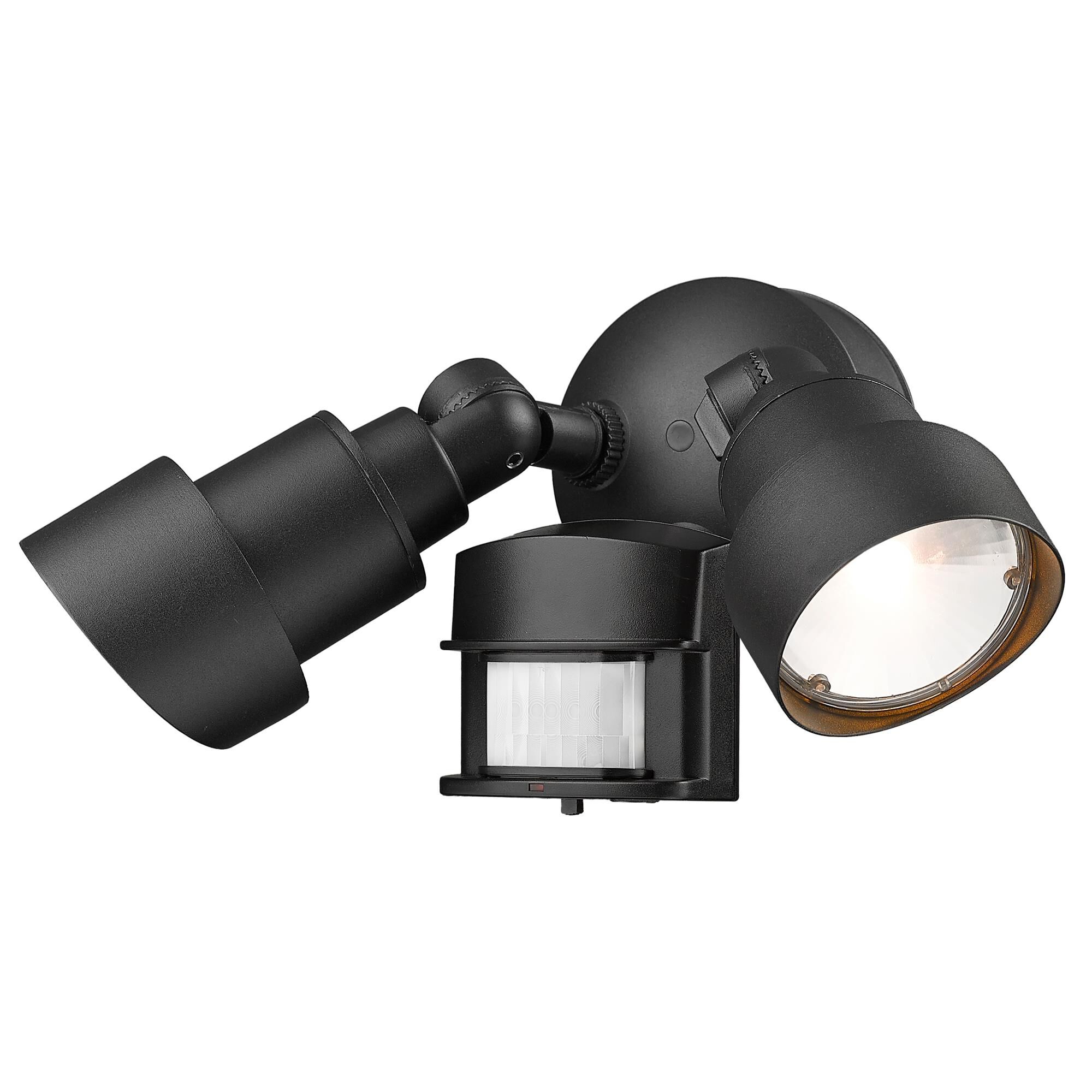 Shown in Matte Black finish and -- glass and -- shade