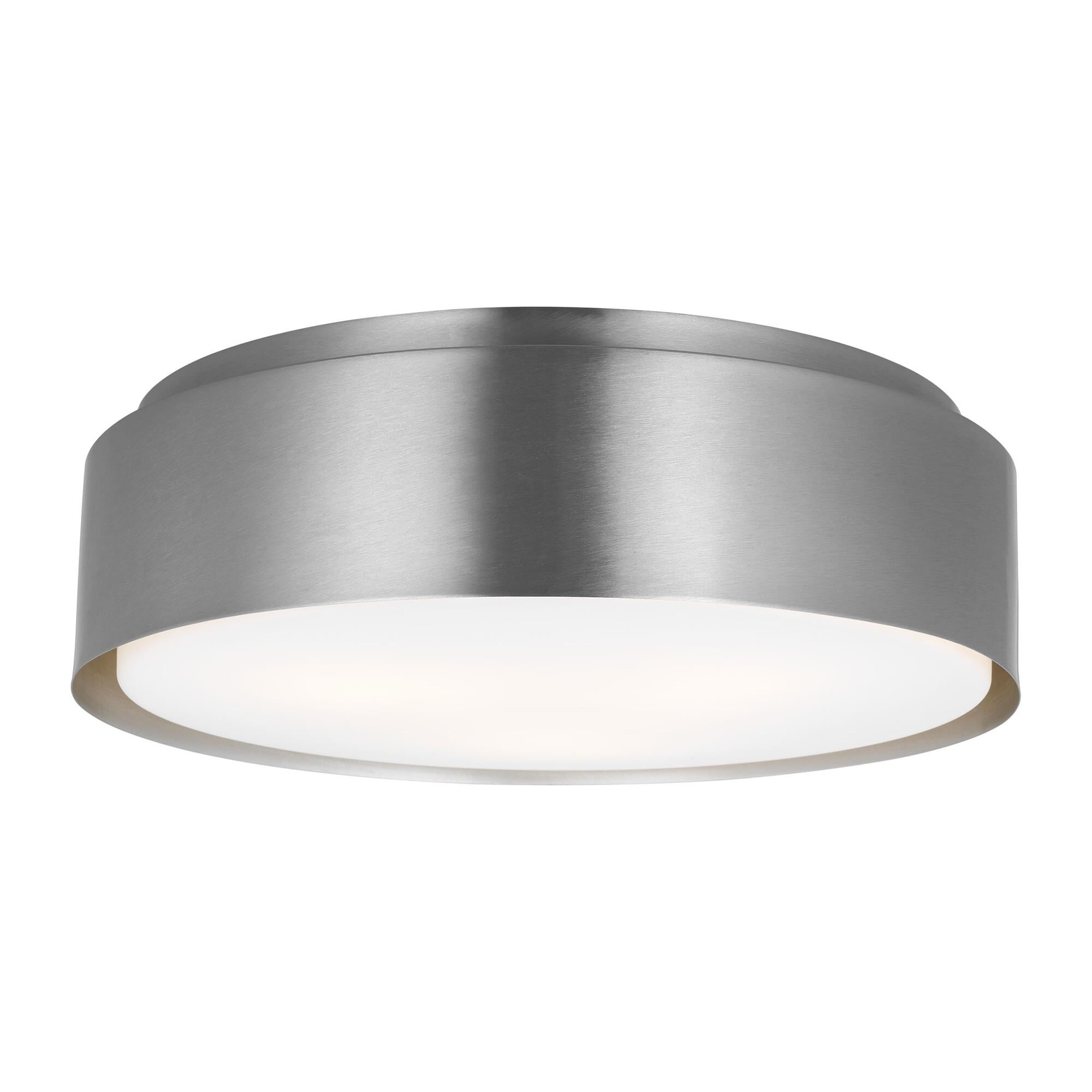Shown in Brushed Nickel finish and Brushed Nickel shade