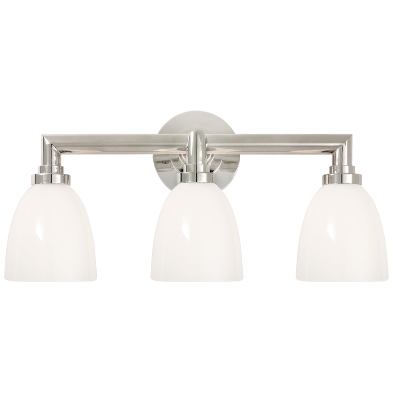 Chapman & Myers Wilton 21 Inch 3 Light Bath Vanity Light by Visual Comfort Signature Collection