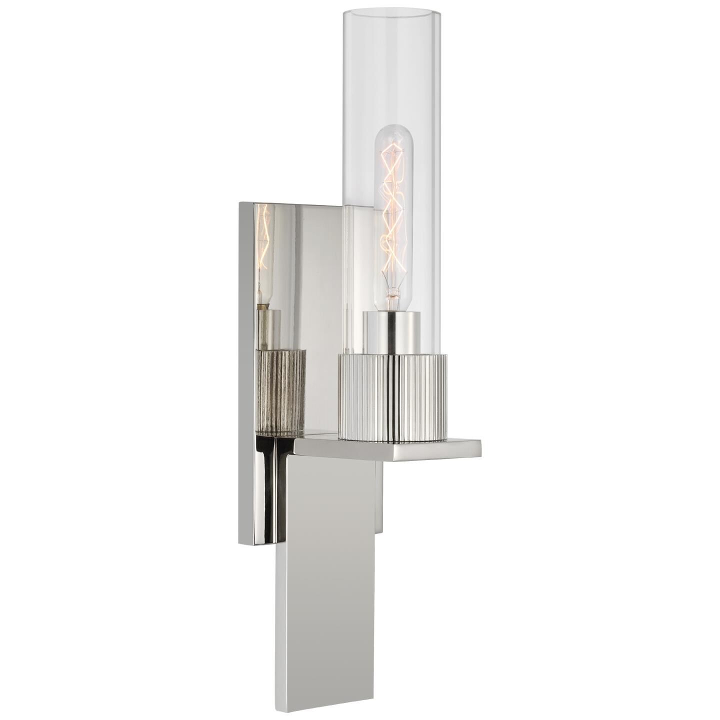 Visual Comfort Signature Collection Ray Booth Beza 14 Inch LED Wall Sconce