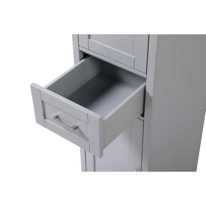 Americana 72 Inch Storage Cabinet by Elegant Decor
