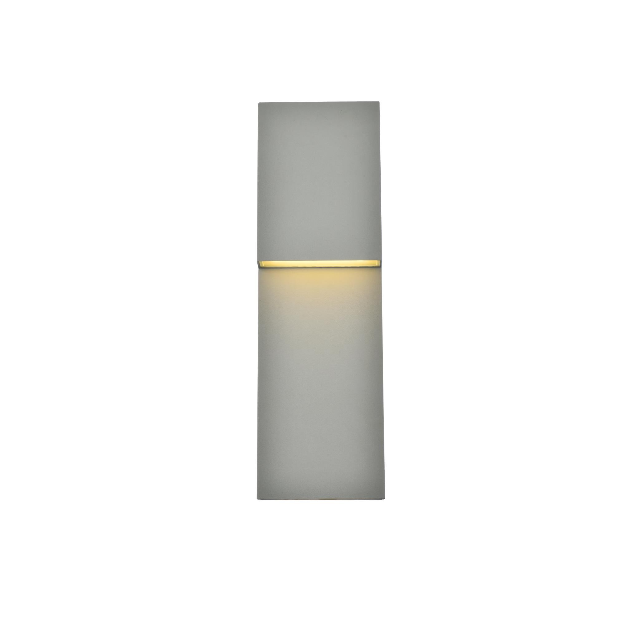 Elegant Lighting Raine 16 Inch Tall LED Outdoor Wall Light