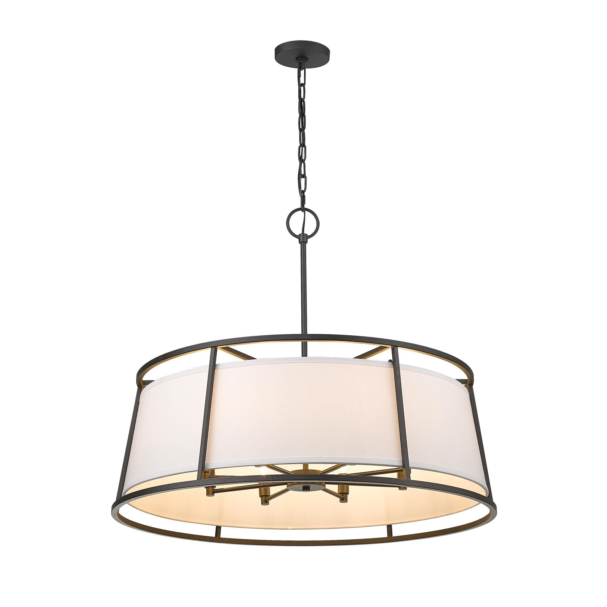 Lenyx Pendant 32 Inch 8 Light Chandelier by Z-Lite