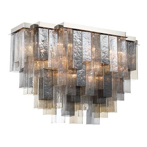 Shown in Chrome finish and Mixed glass