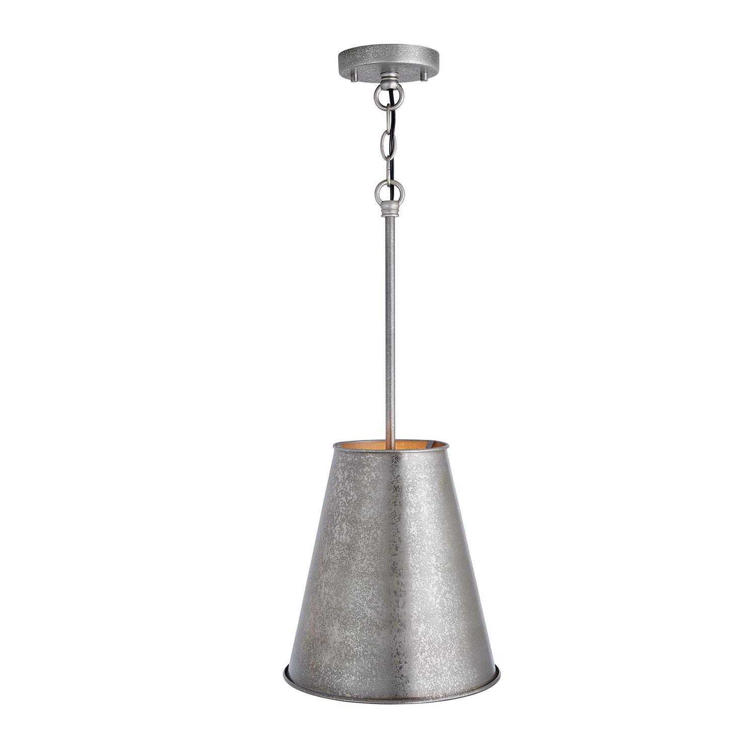 Shown in Etched Nickel finish and Metal  With Etched Nickel Interior shade