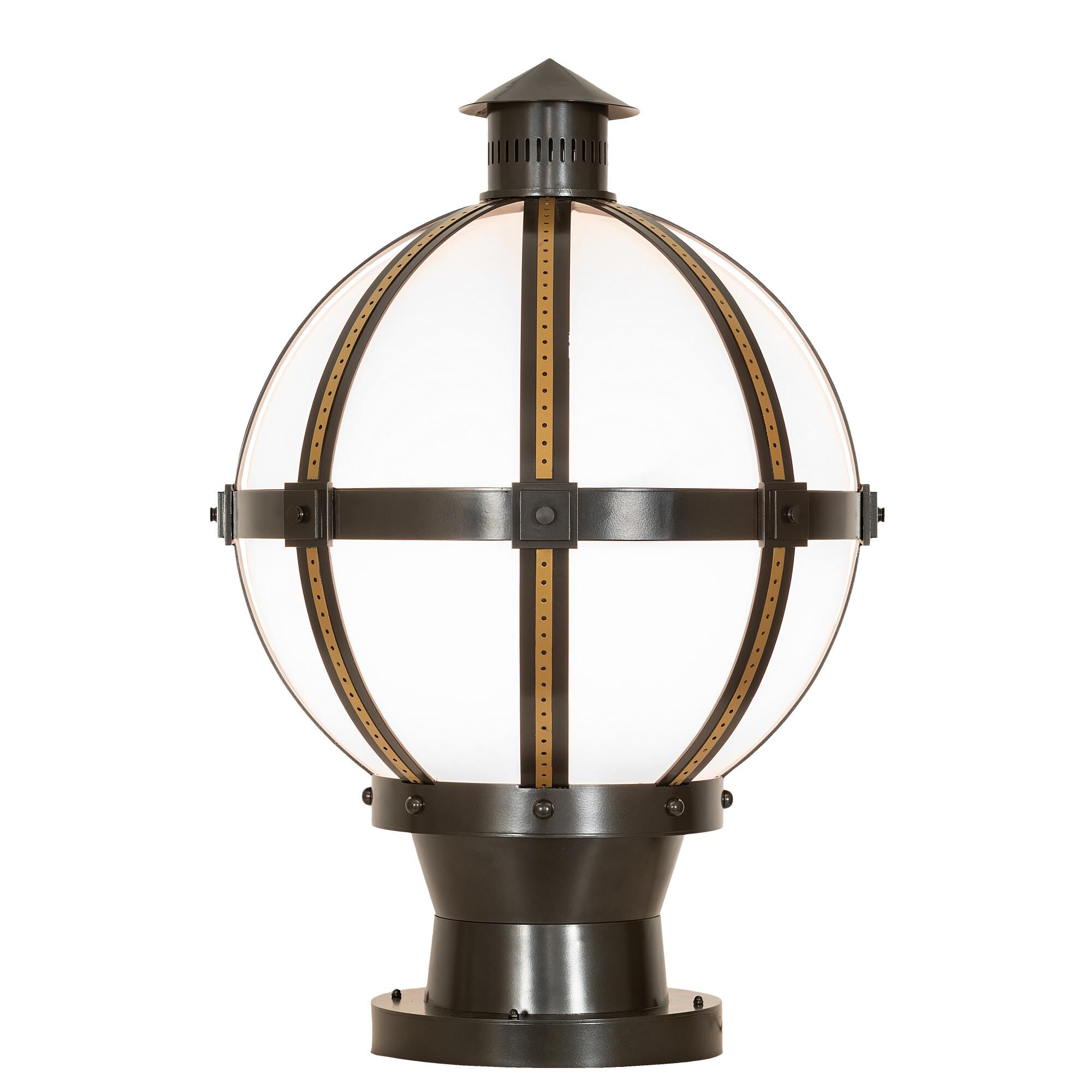 Shown in Oil Rubbed Bronze finish and White;Gold glass