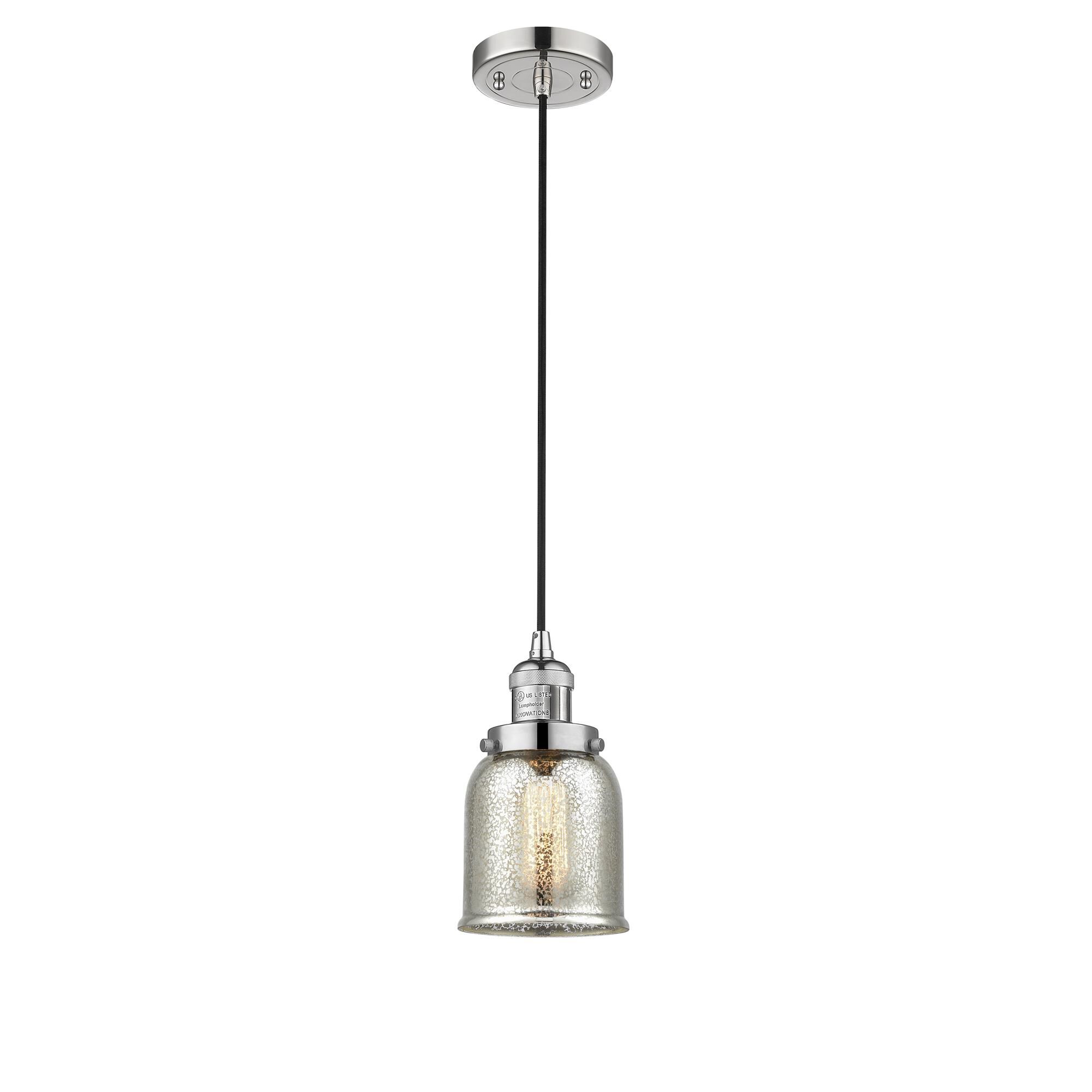 Shown in Polished Nickel finish and Silver Mercury glass