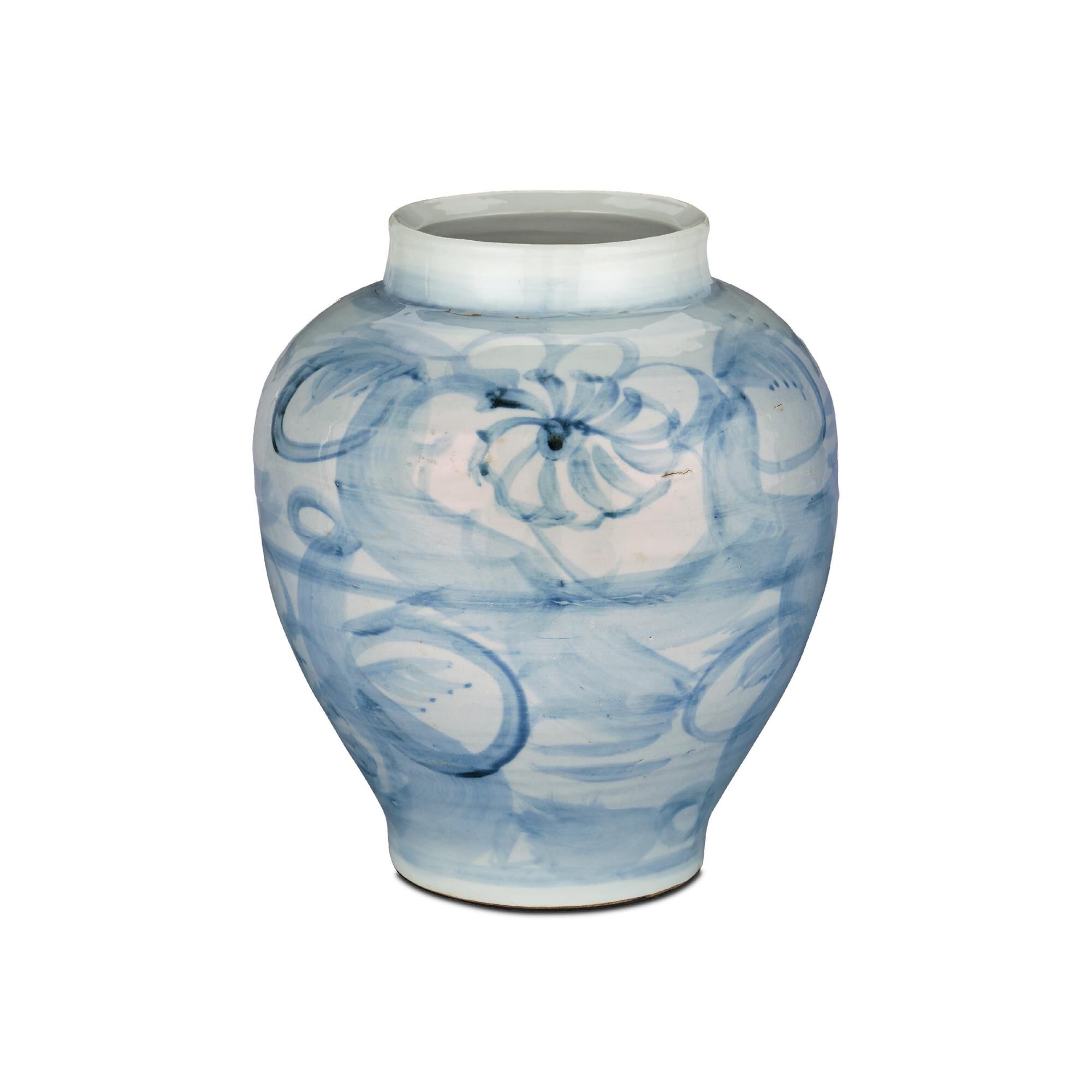 Ming-Style Countryside Vase-Urn by Currey and Company