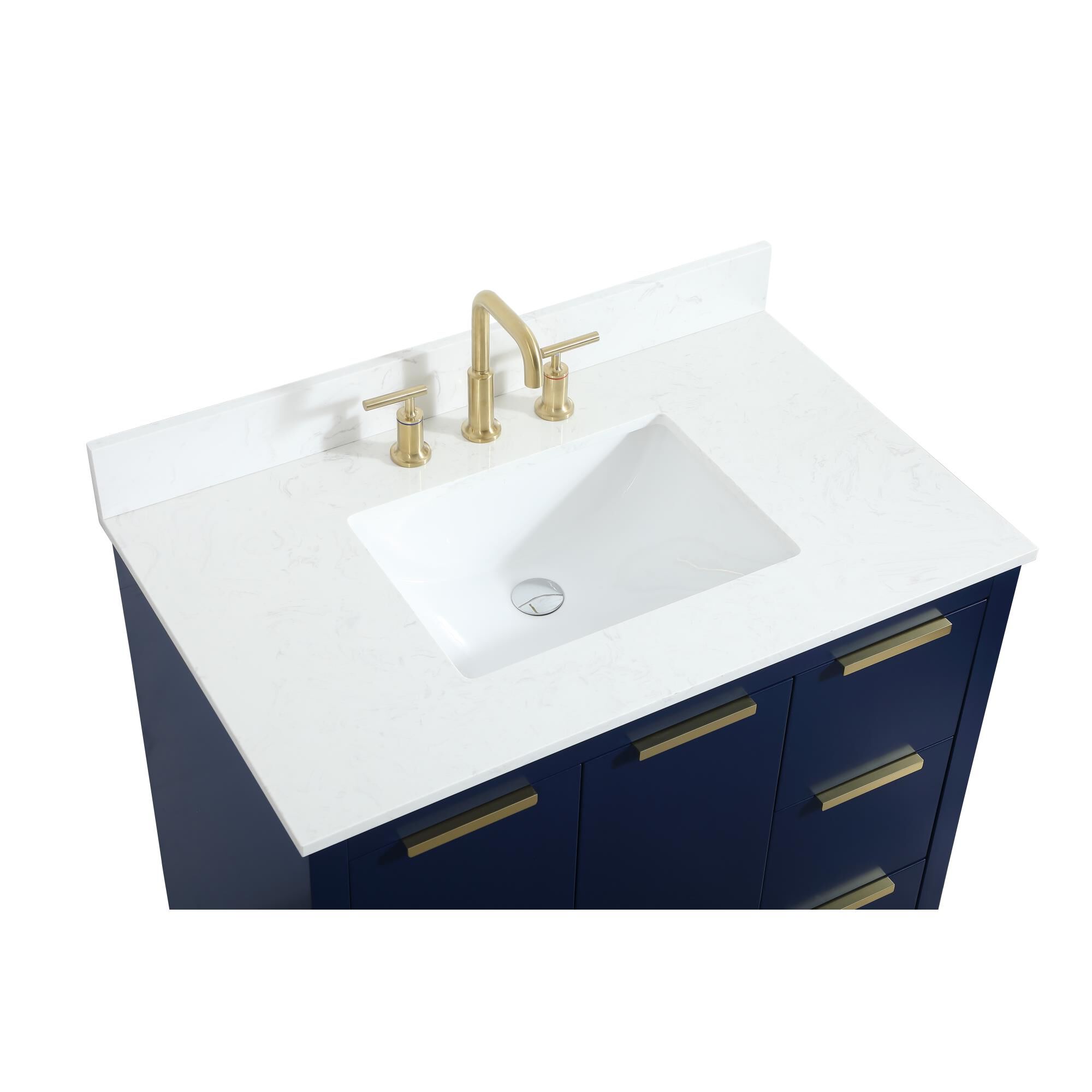 Shown in Blue finish