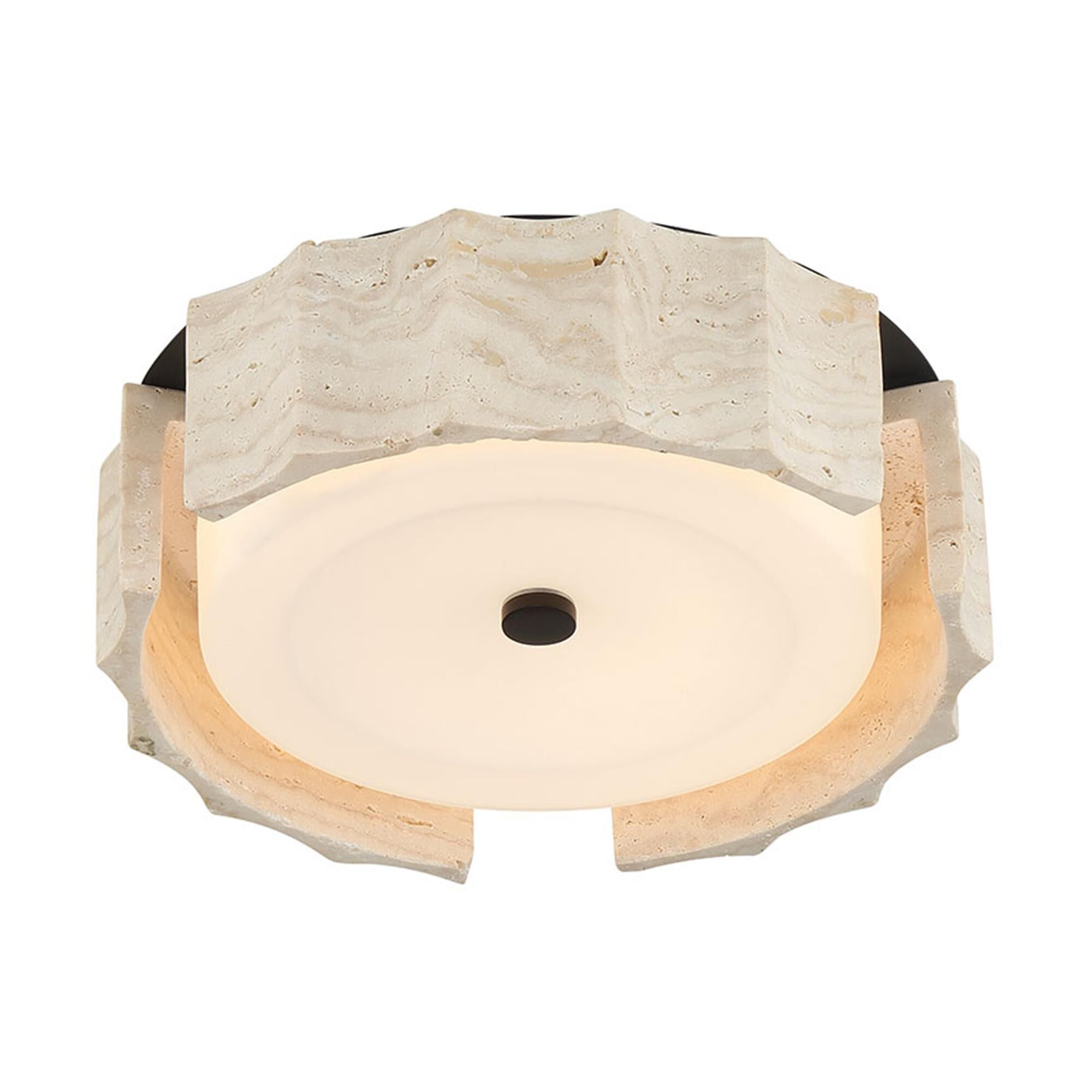 Shown in Matte Black finish and Opal Etched glass