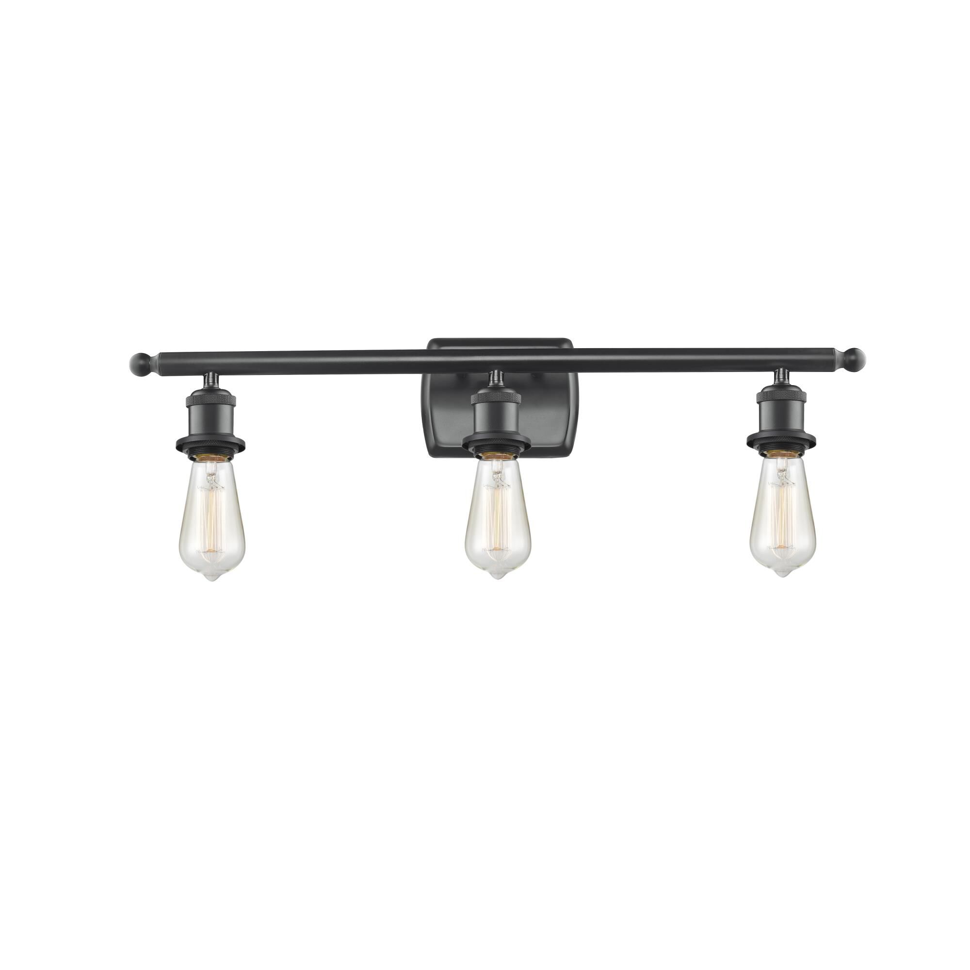 Bruno Marashlian Bare Bulb 26 Inch 3 Light Bath Vanity Light by Innovations Lighting