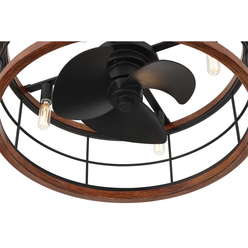 Haven 22 Inch Chandelier Ceiling Fan with Light Kit by Hunter Fan