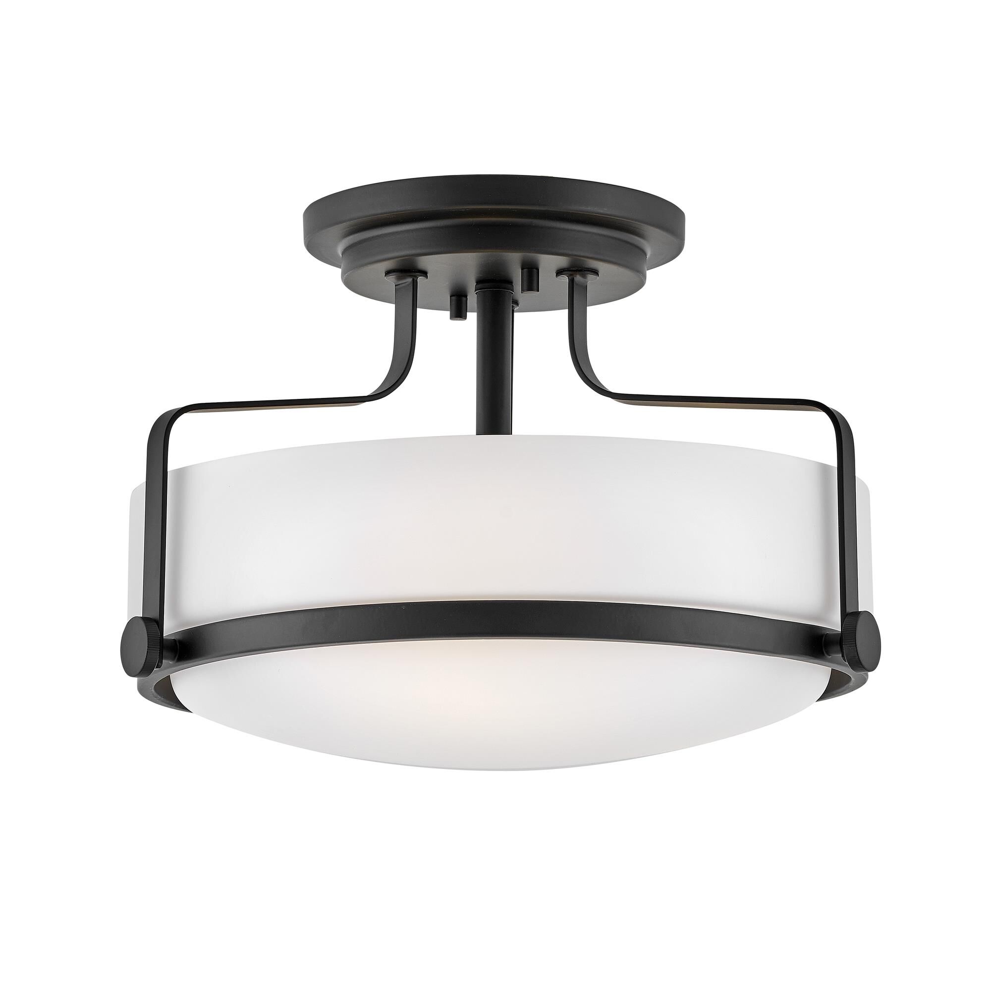 Harper 14 Inch 3 Light Semi Flush Mount,