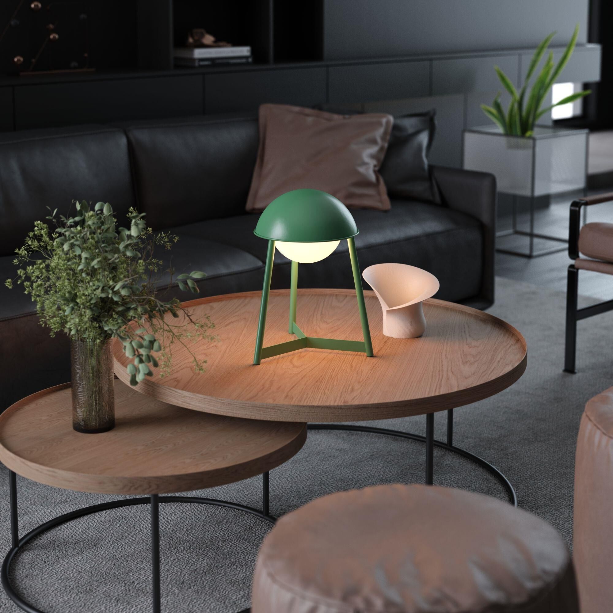 Shown in Moss finish