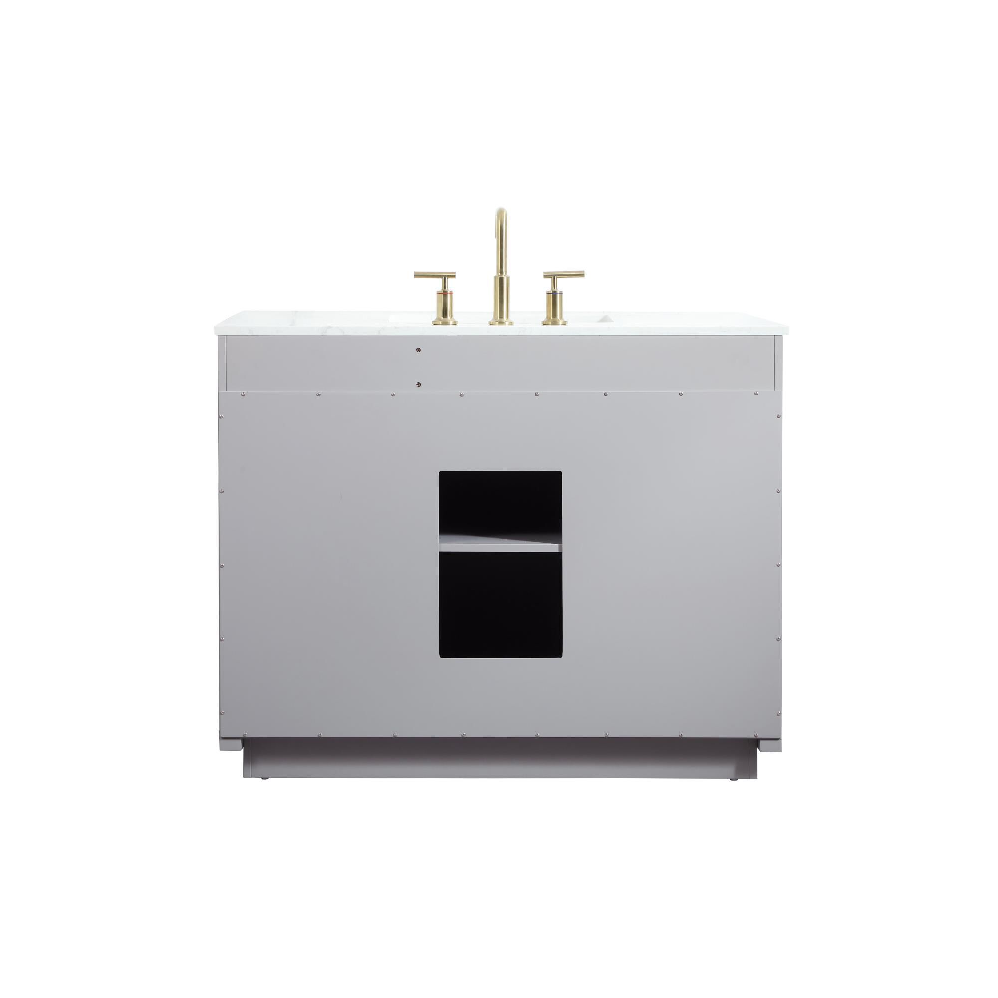 Shown in Grey finish