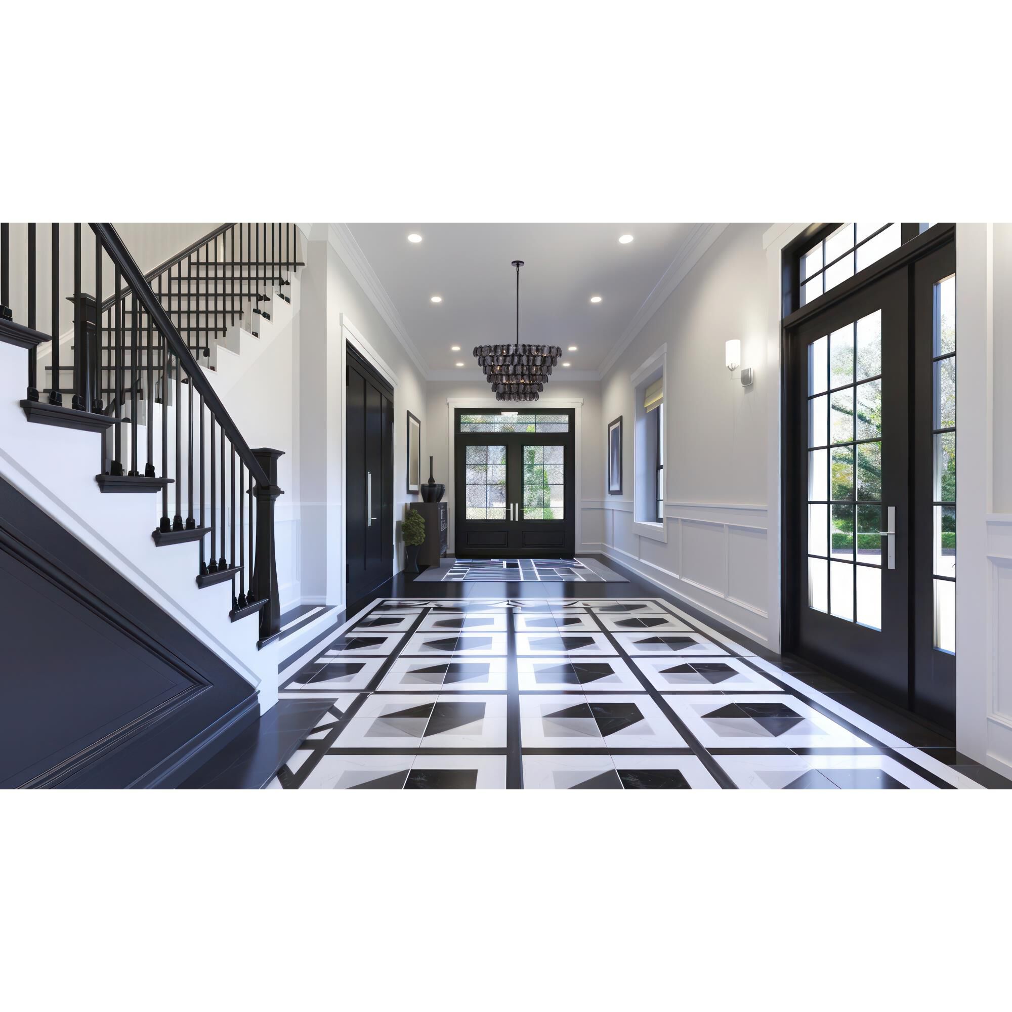 Uroko 34 Inch Chandelier by Kalco Lighting