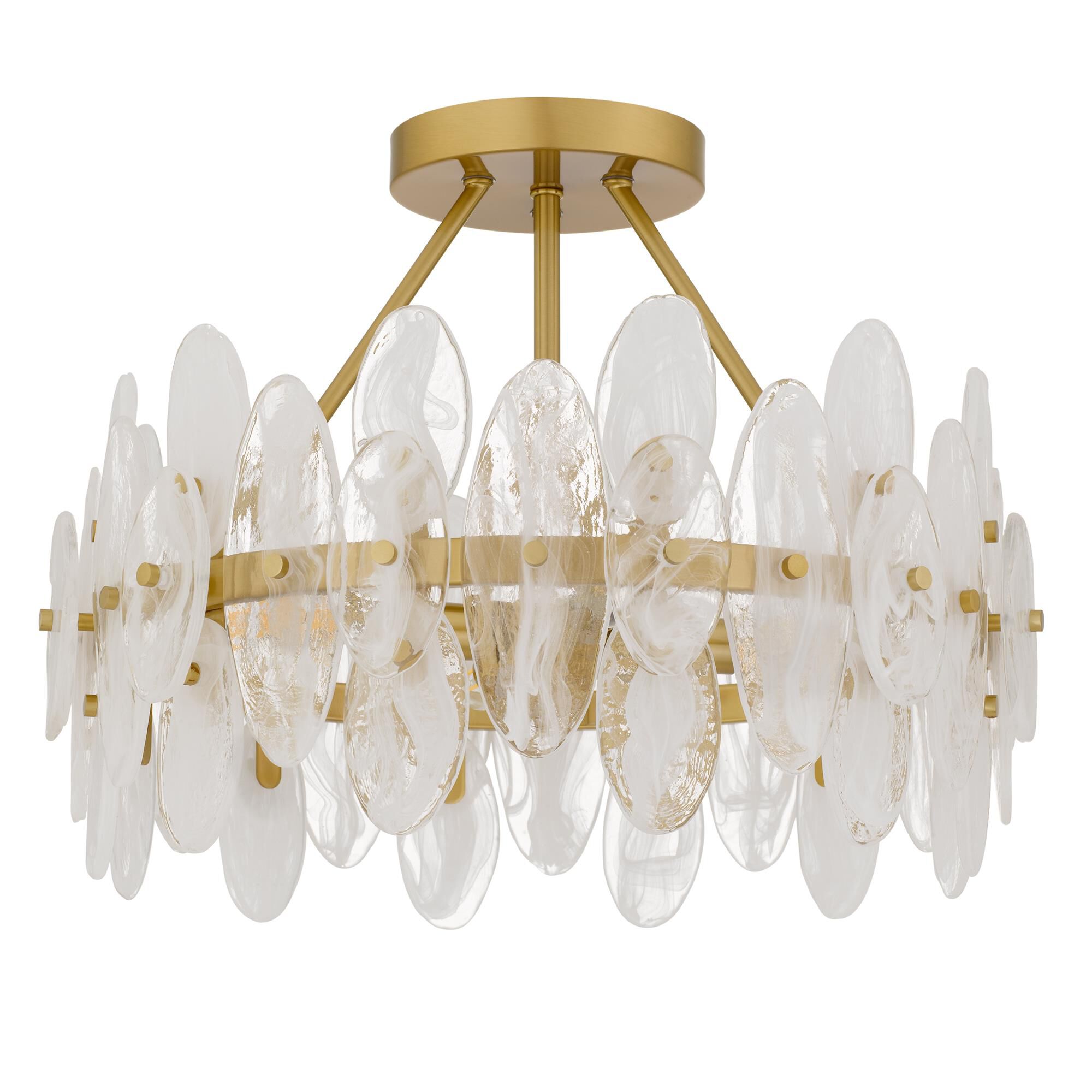 Abigail 18 Inch Semi Flush Mount by Quoizel