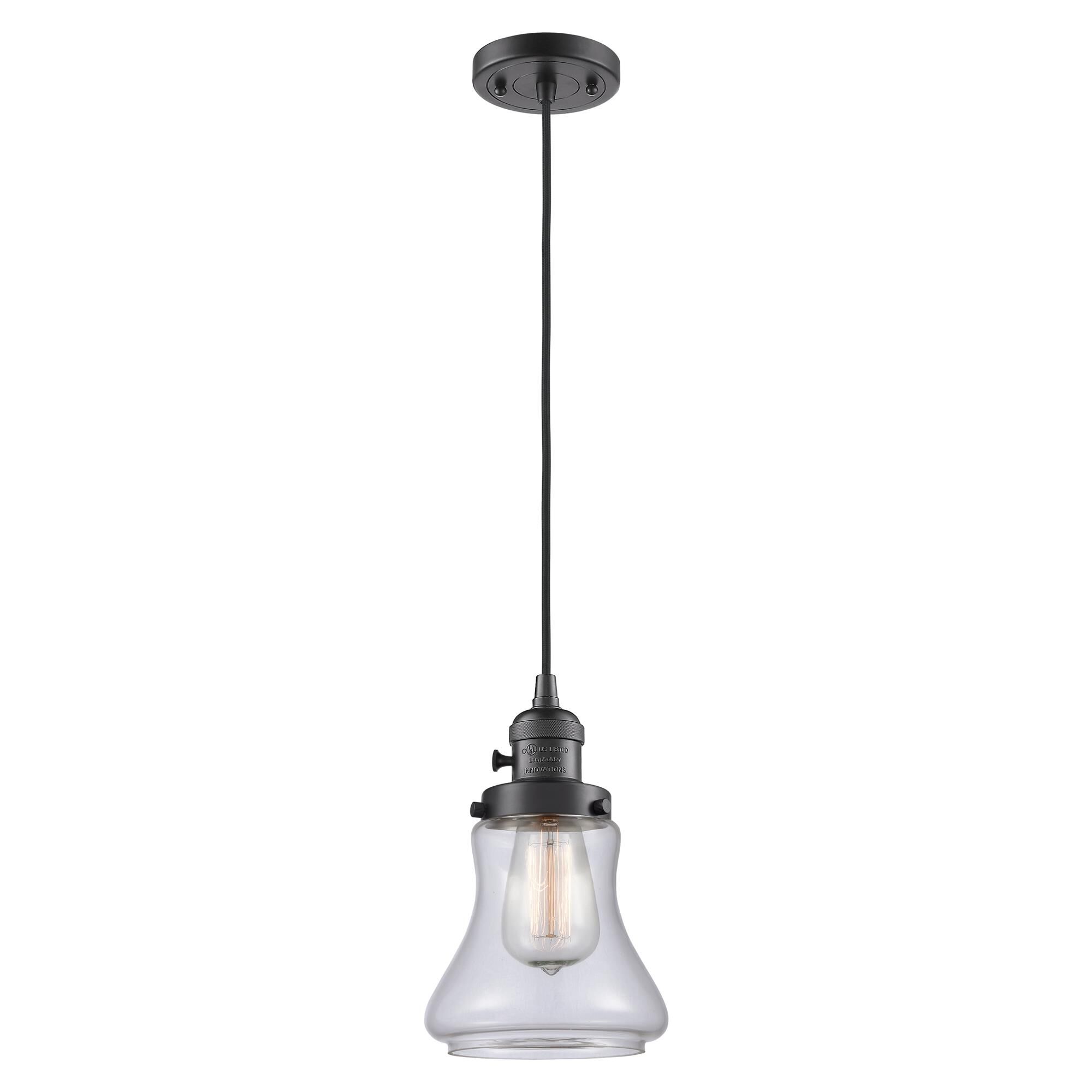 Shown in Oil Rubbed Bronze finish and Clear glass