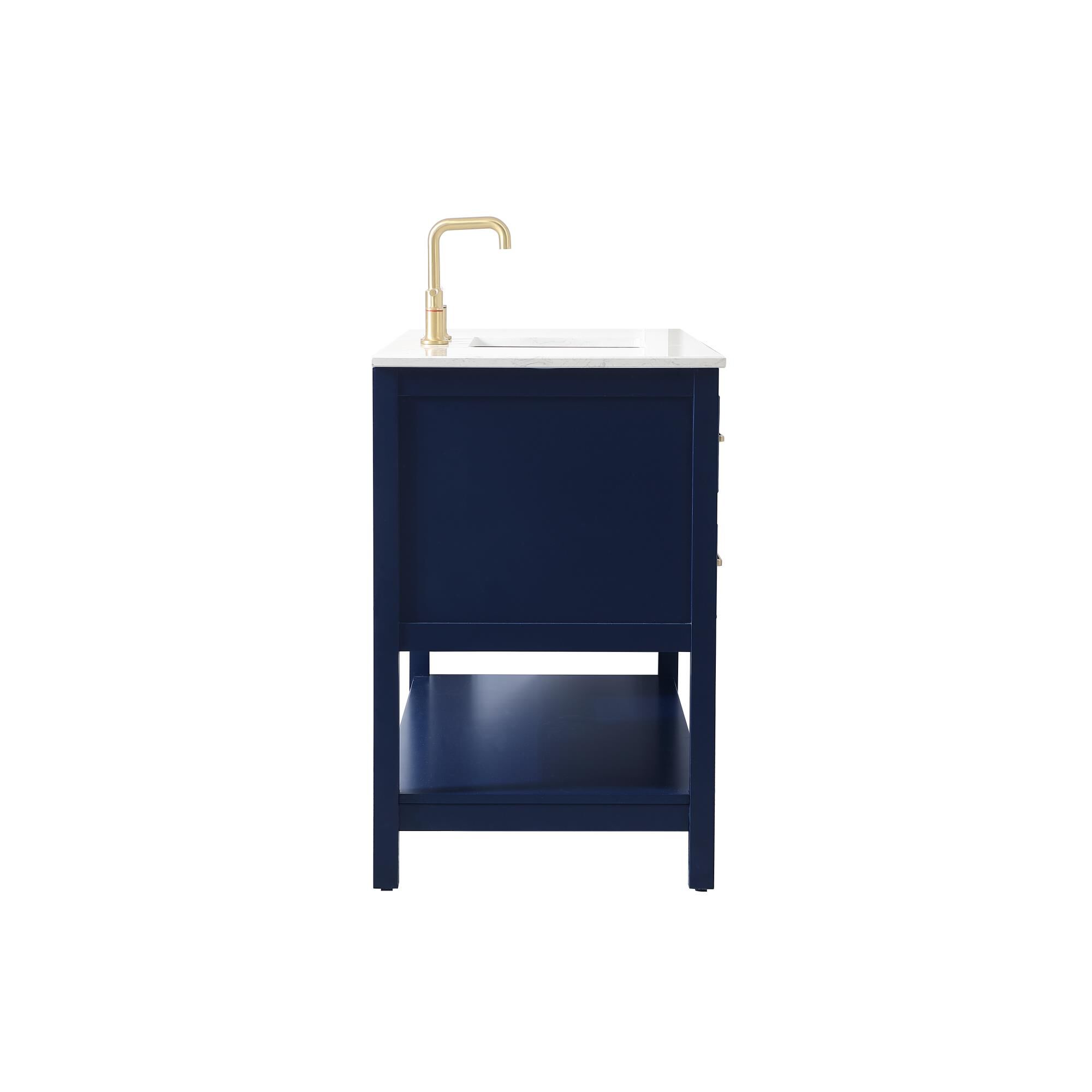 Shown in Blue finish