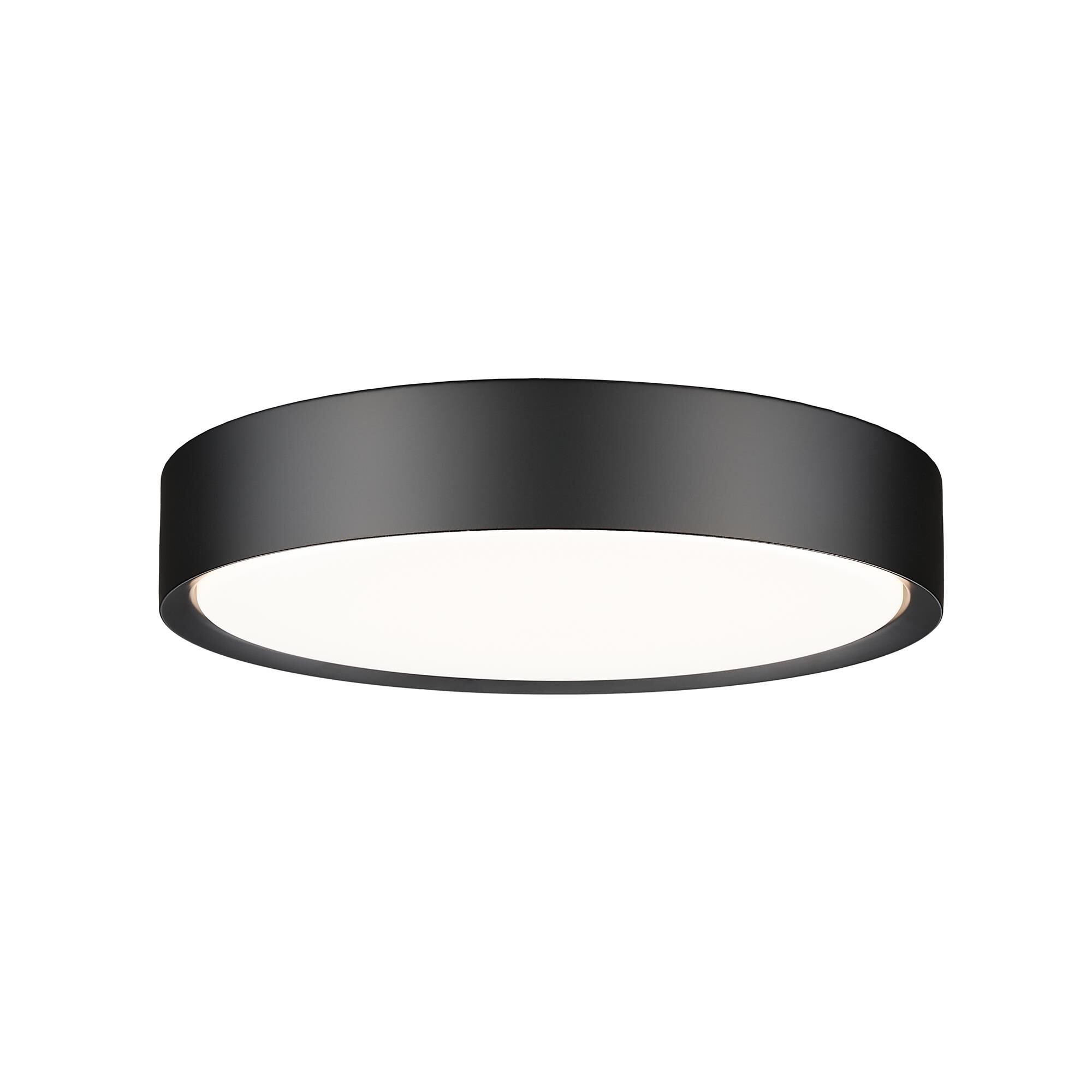 Shown in Matte Black finish and Frosted glass and Frosted shade