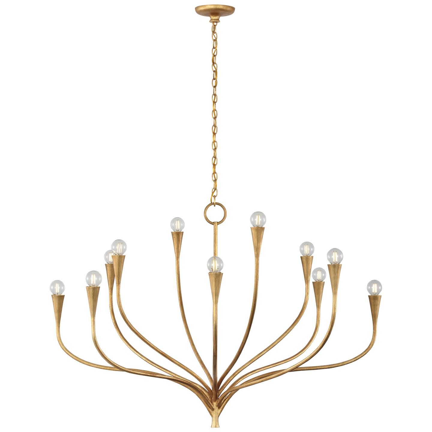Julie Neill Marini 43 Inch Chandelier by Visual Comfort Signature Collection