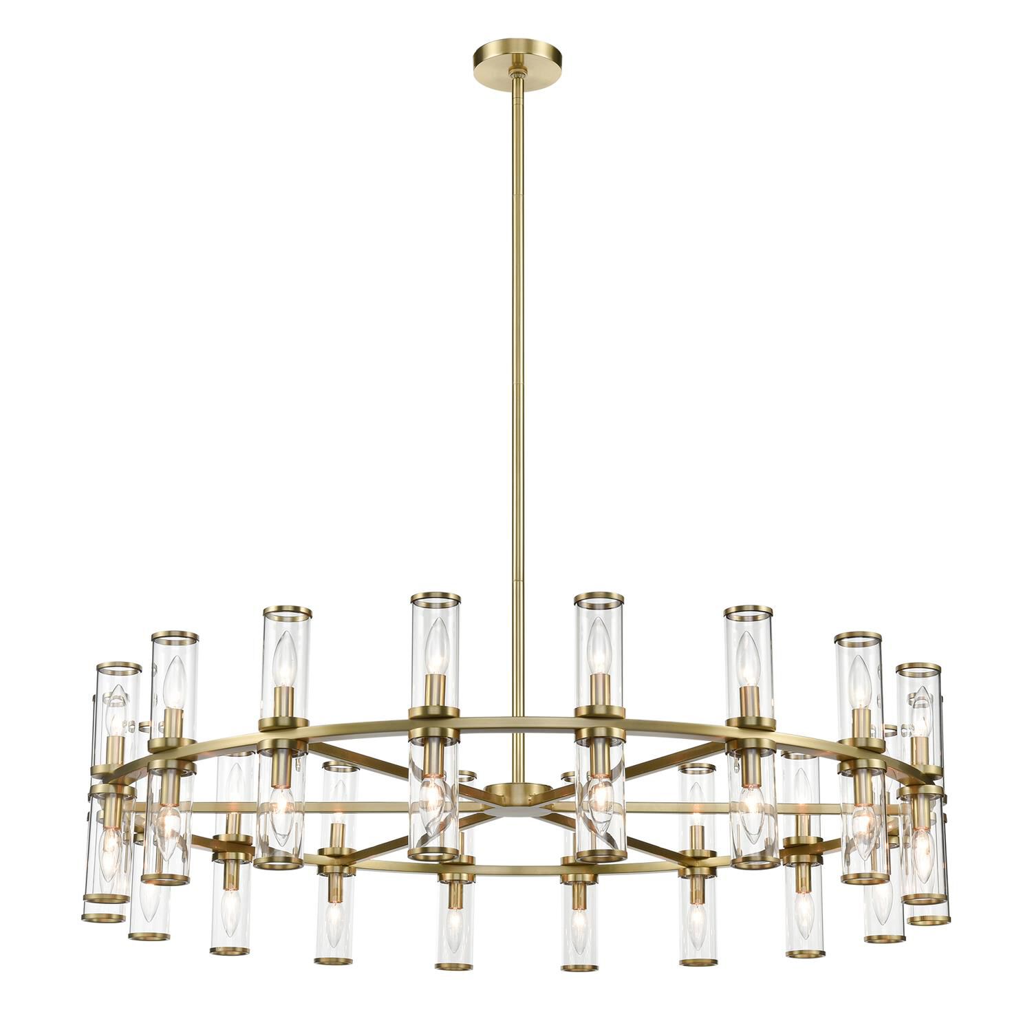 Revolve 48 Inch 36 Light Chandelier by Alora Lighting
