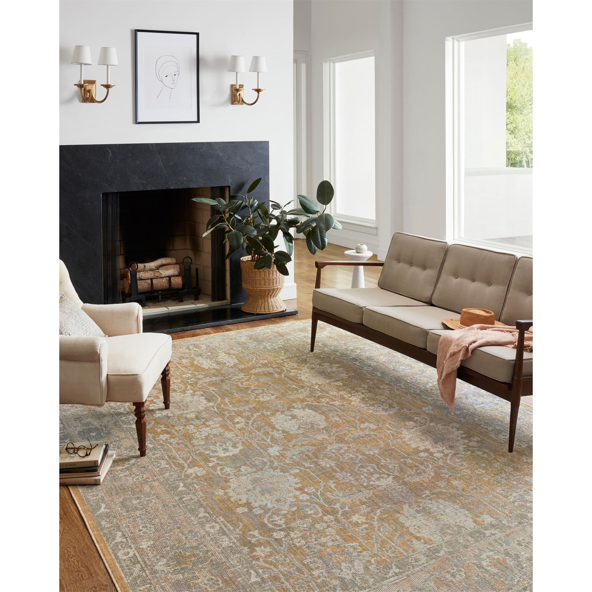 Chris Loves Julia x Loloi ROSEMARIE Area Rug,