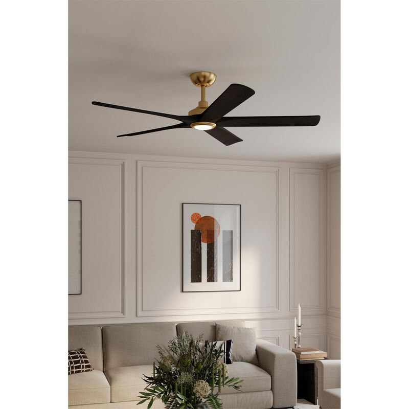 Seressa 56 Inch Ceiling Fan with Light Kit by Minka Aire