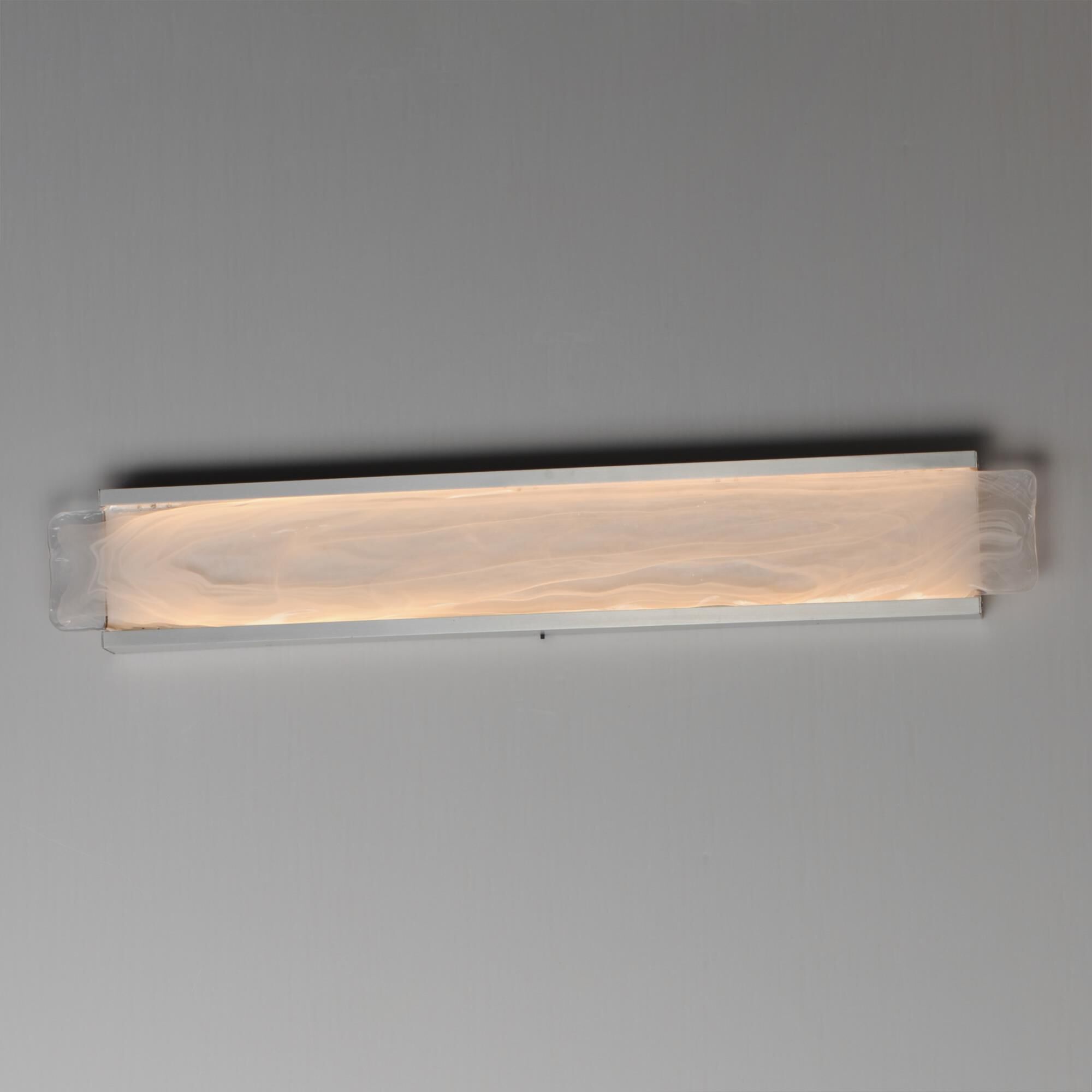 Shown in Satin Nickel finish and White Spiral glass