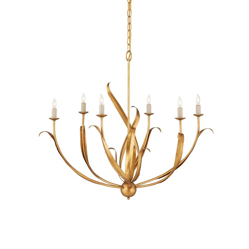Menefee 6 Light Chandelier by Currey and Company