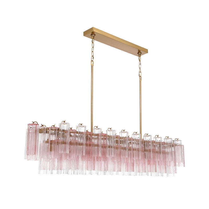 Addis Large Linear Chandelier by Crystorama