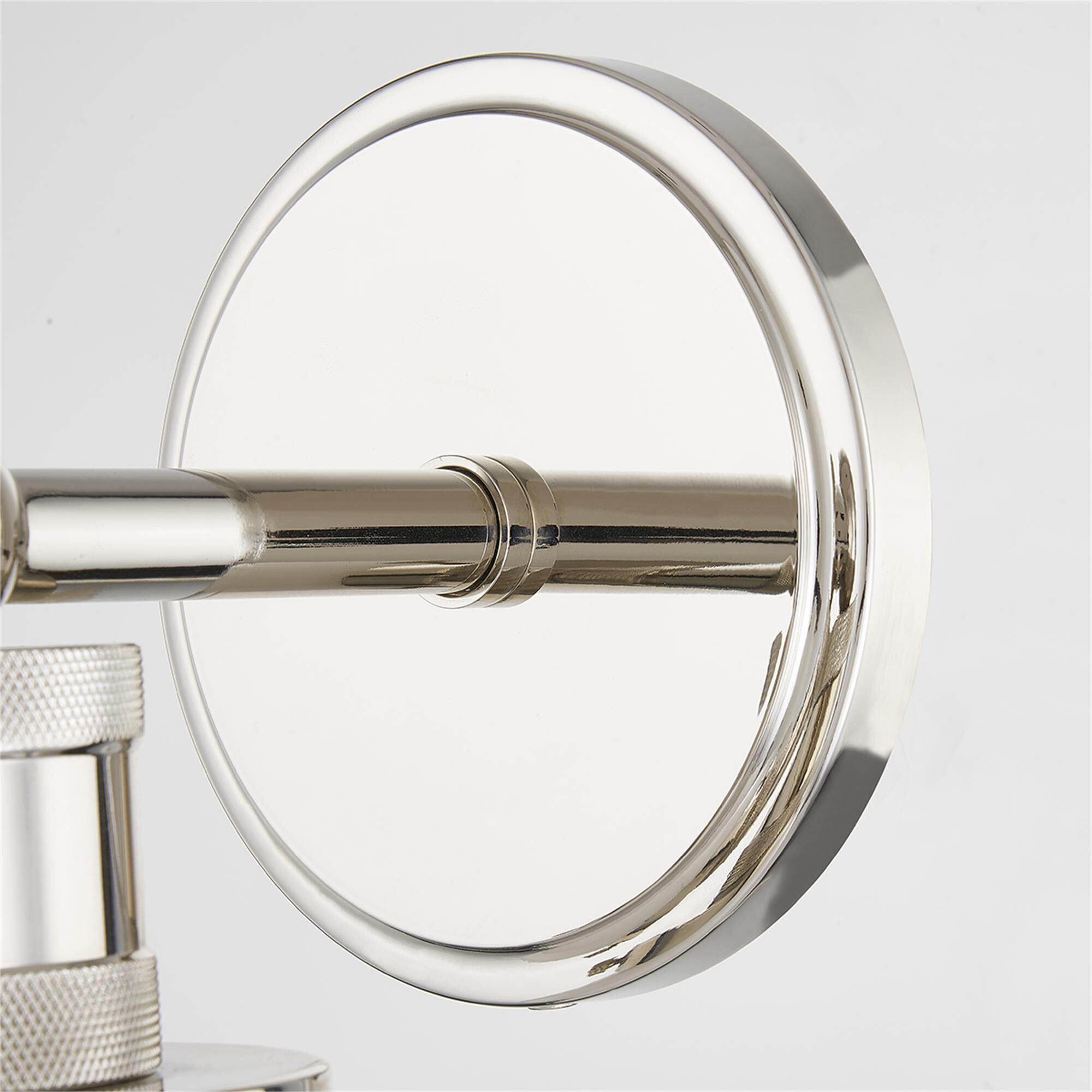 Shown in Polished Nickel finish and Opal Glossy glass