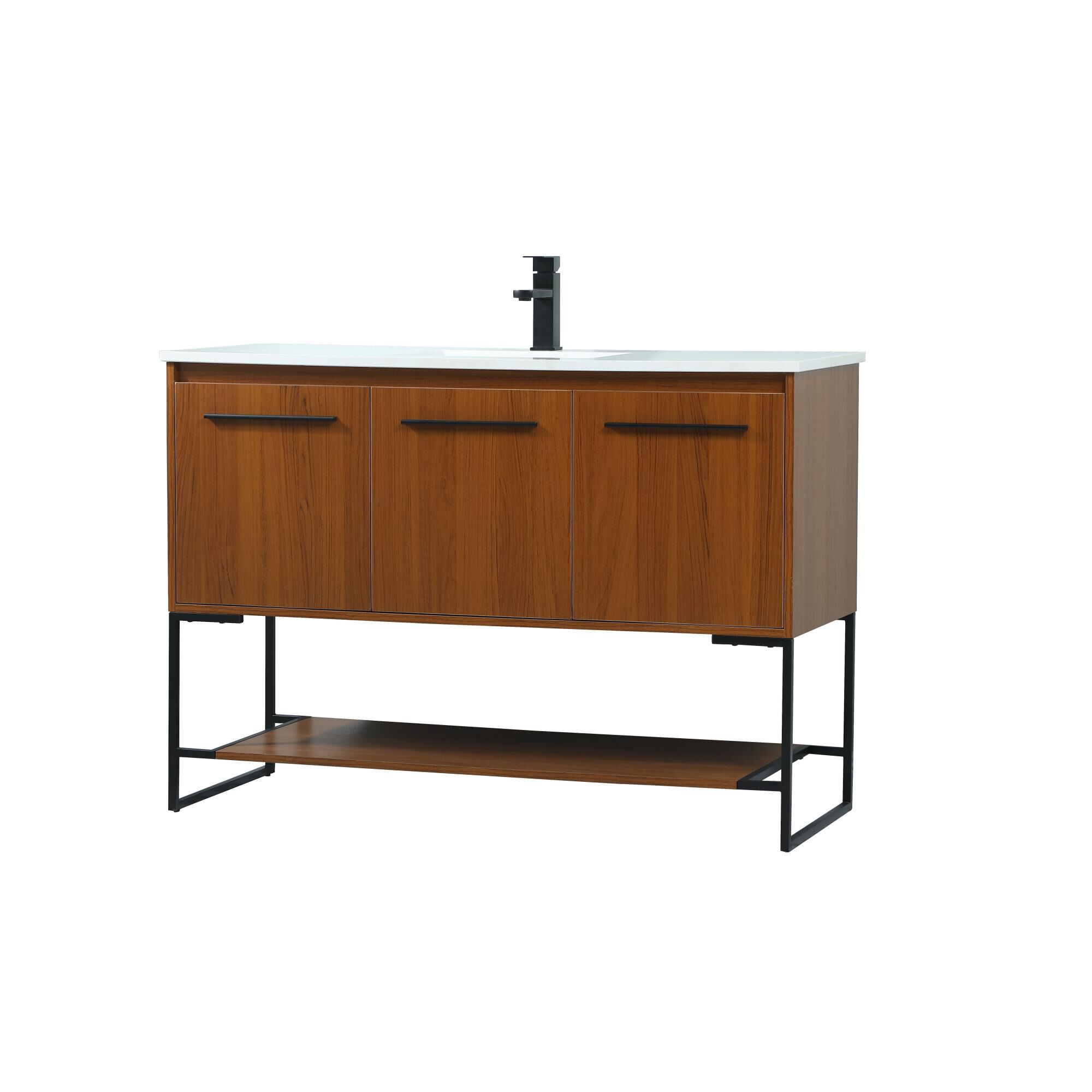 Shown in Teak finish