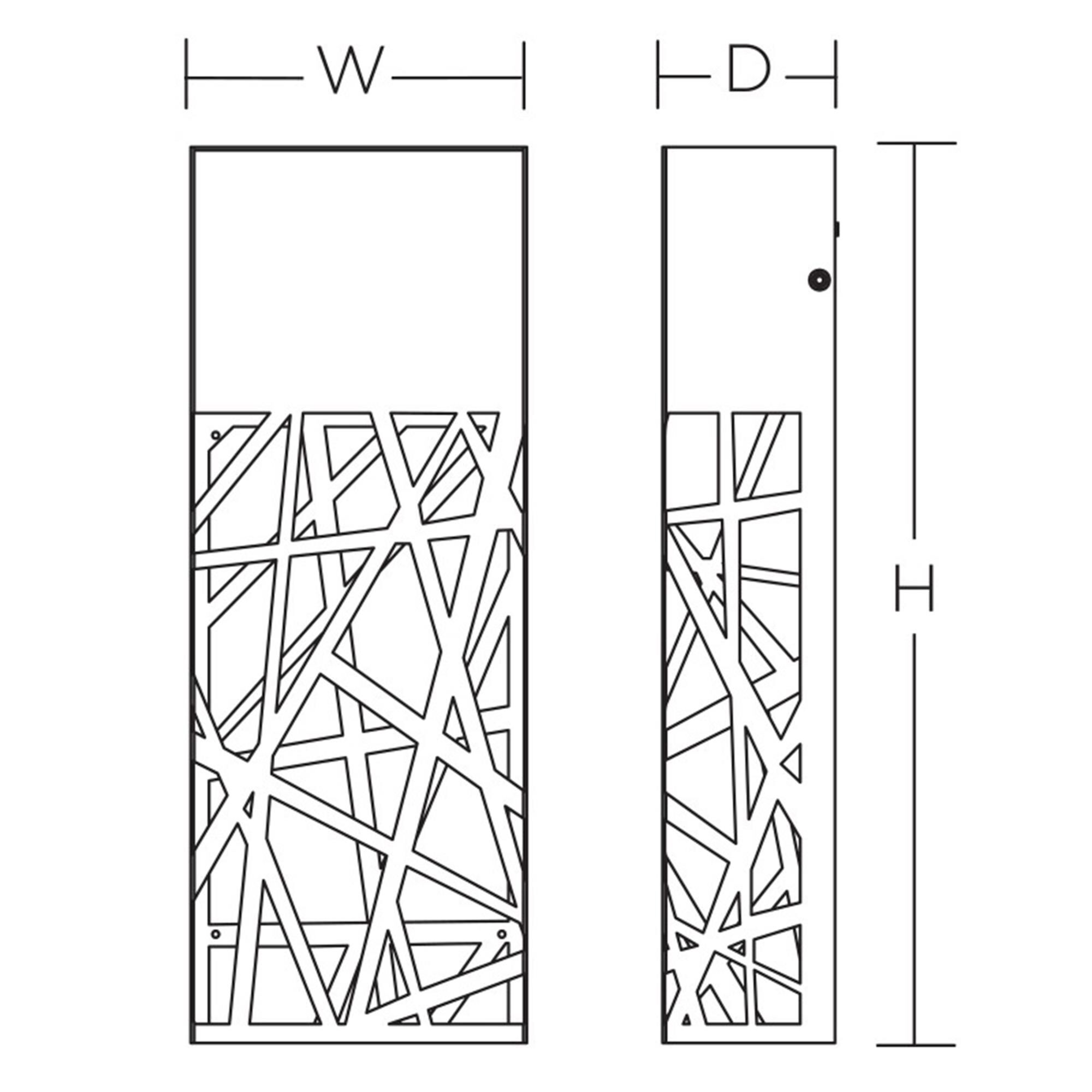 Shown in White finish and Frosted glass and 120-277 Volt Dimmer accent